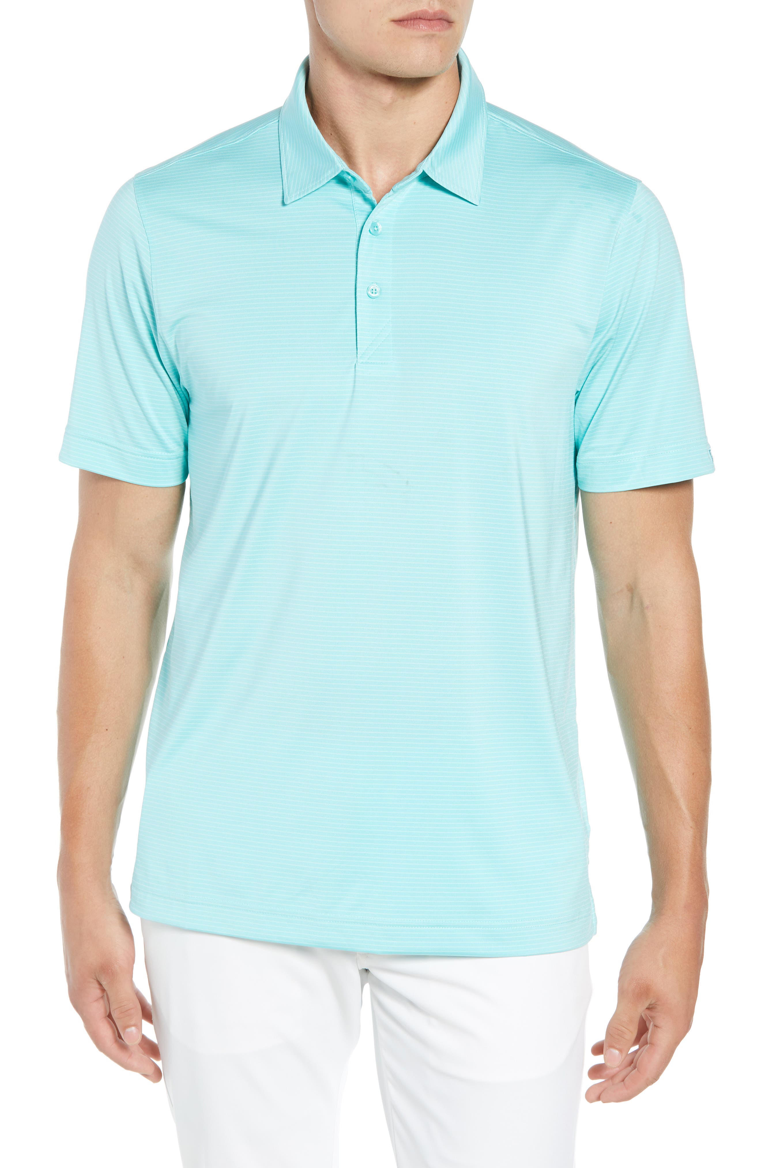 Cutter & Buck Prevail Regular Fit Stripe Polo