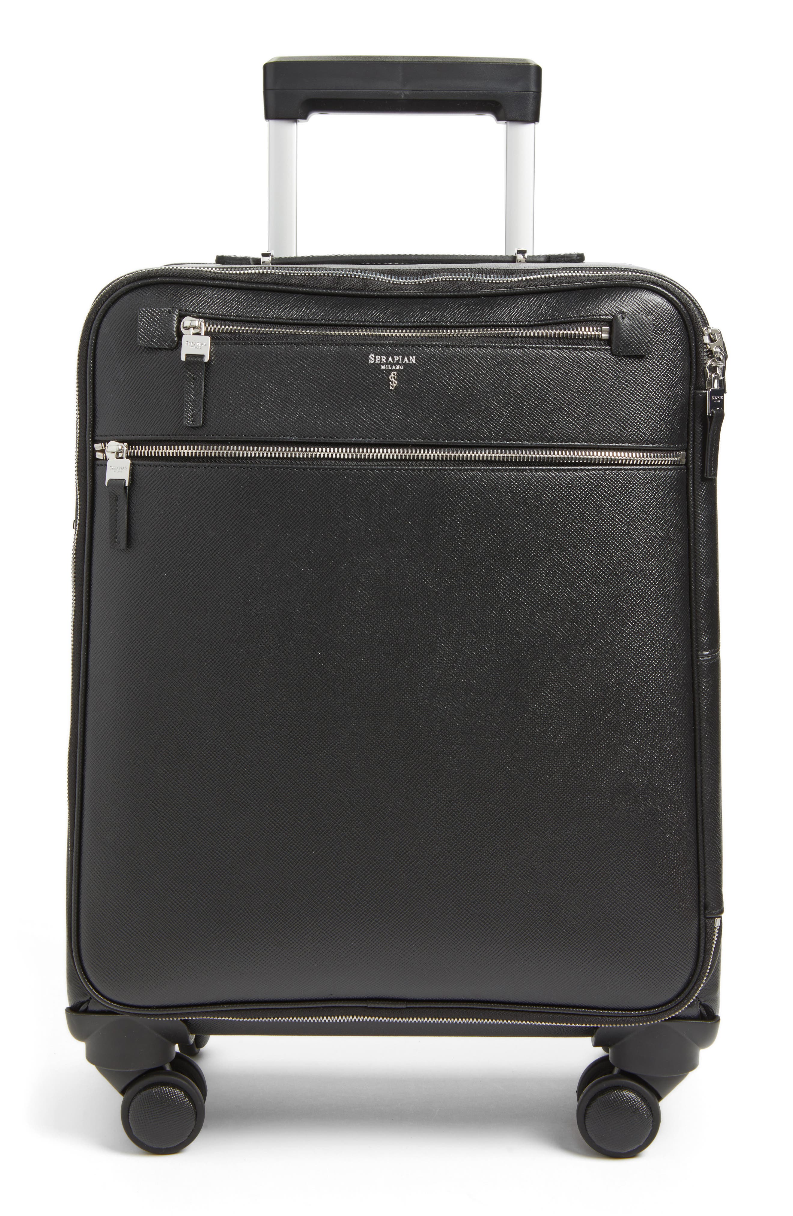 Serapian Milano Trolley 18Inch Spinner Wheeled CarryOn Suitcase