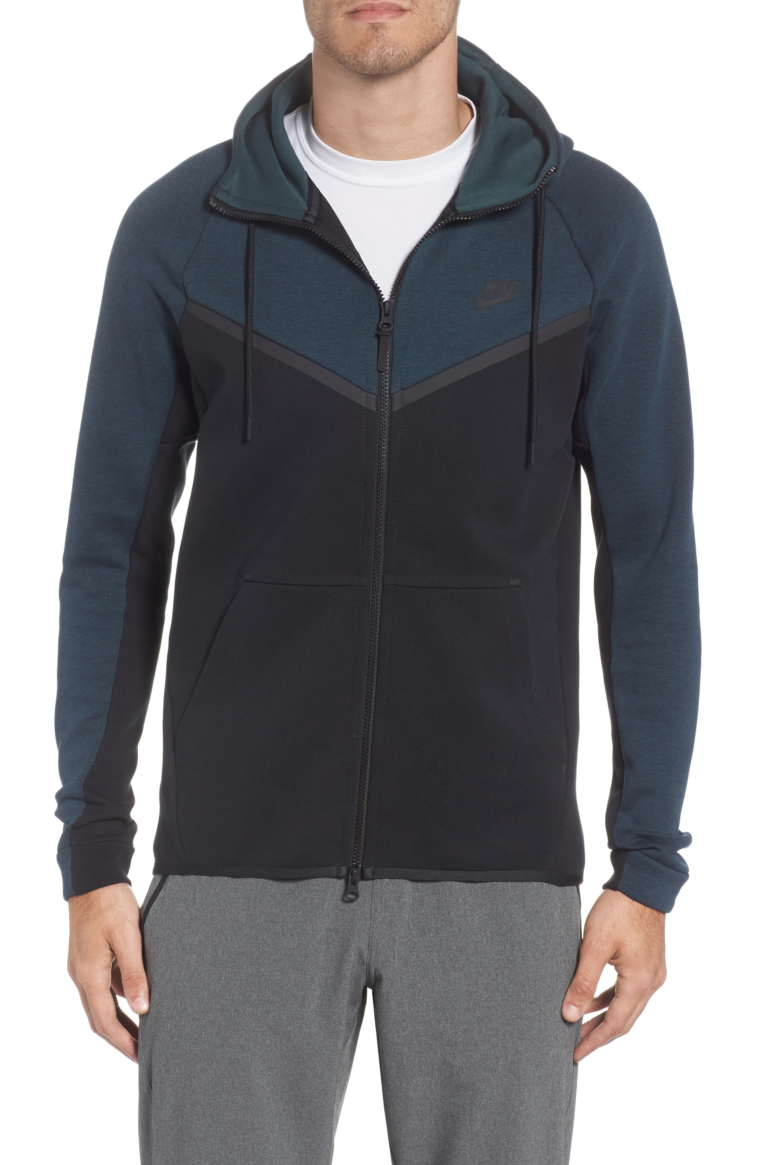 Nike Tech Fleece Hooded Jacket, Green