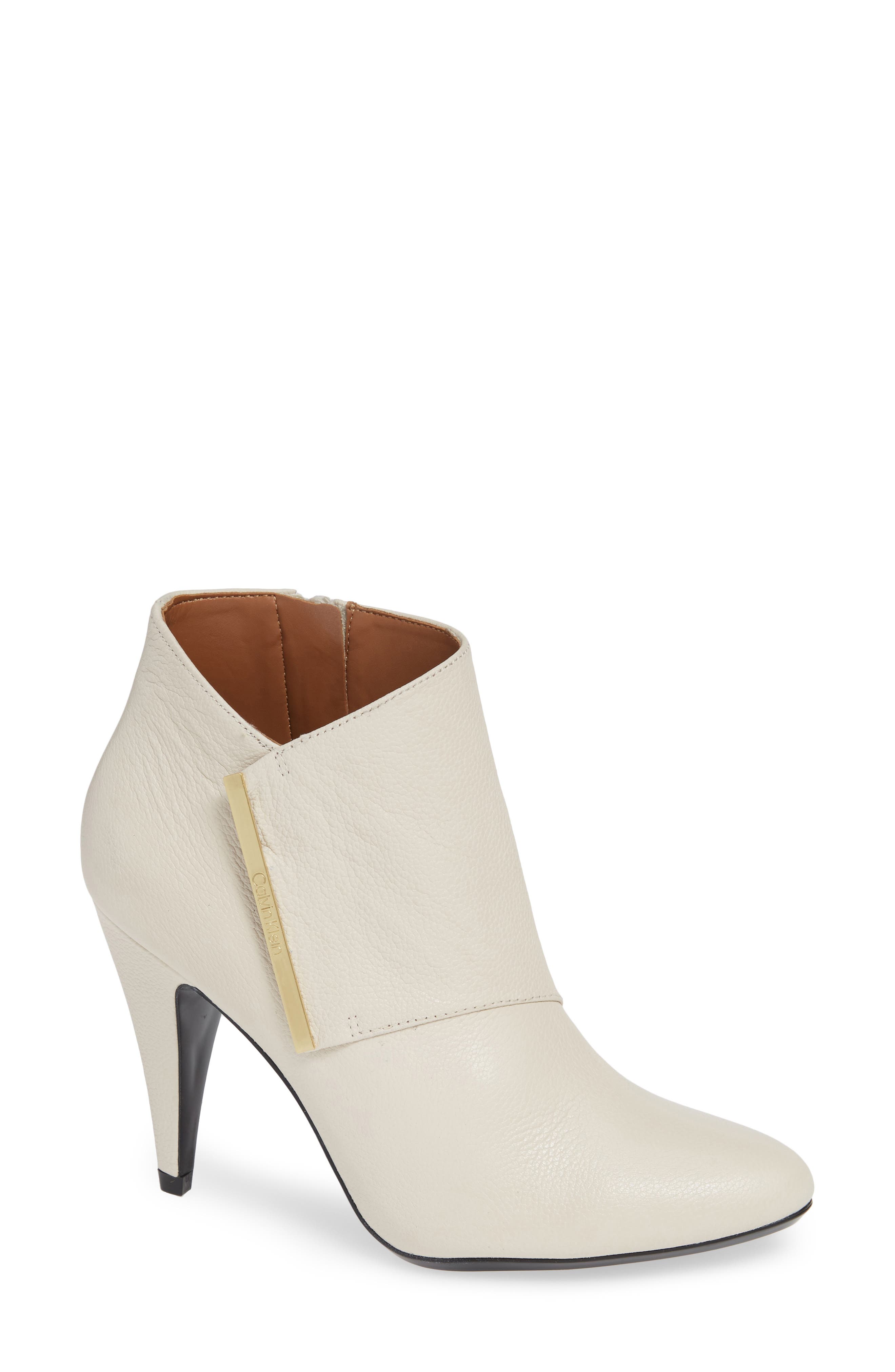 Calvin Klein Nichol Bootie, White
