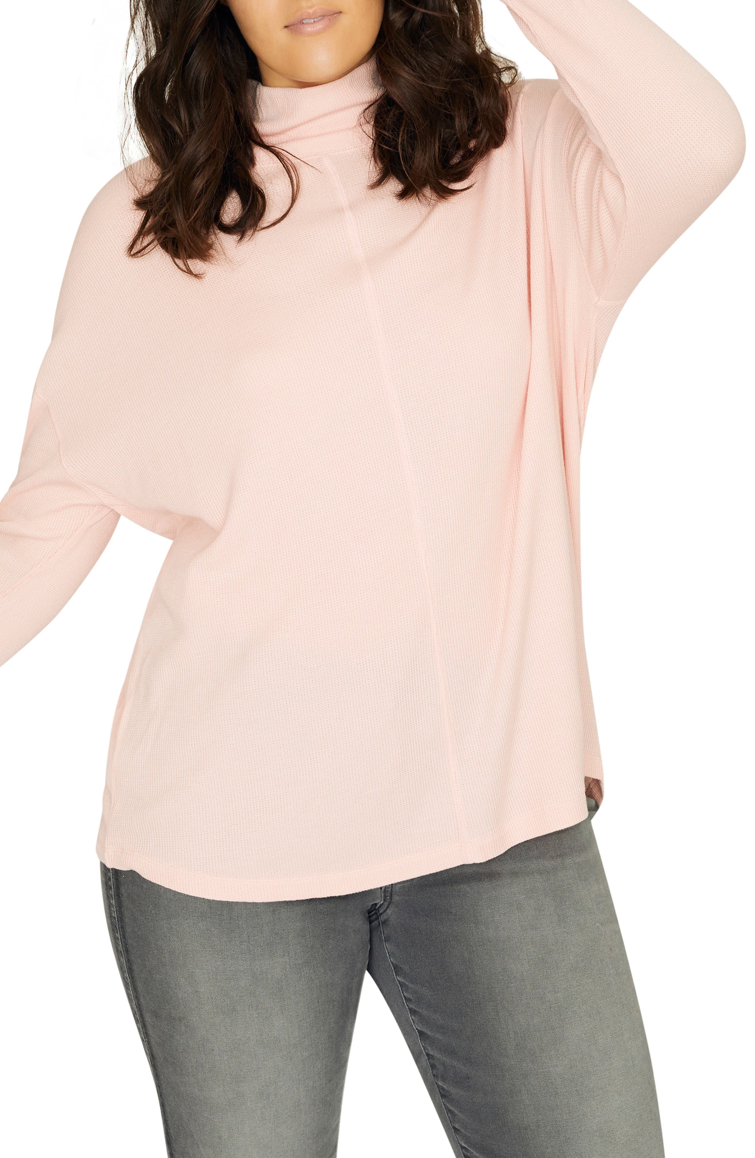 Plus Size Sanctuary Highroad Thermal Tee, Pink