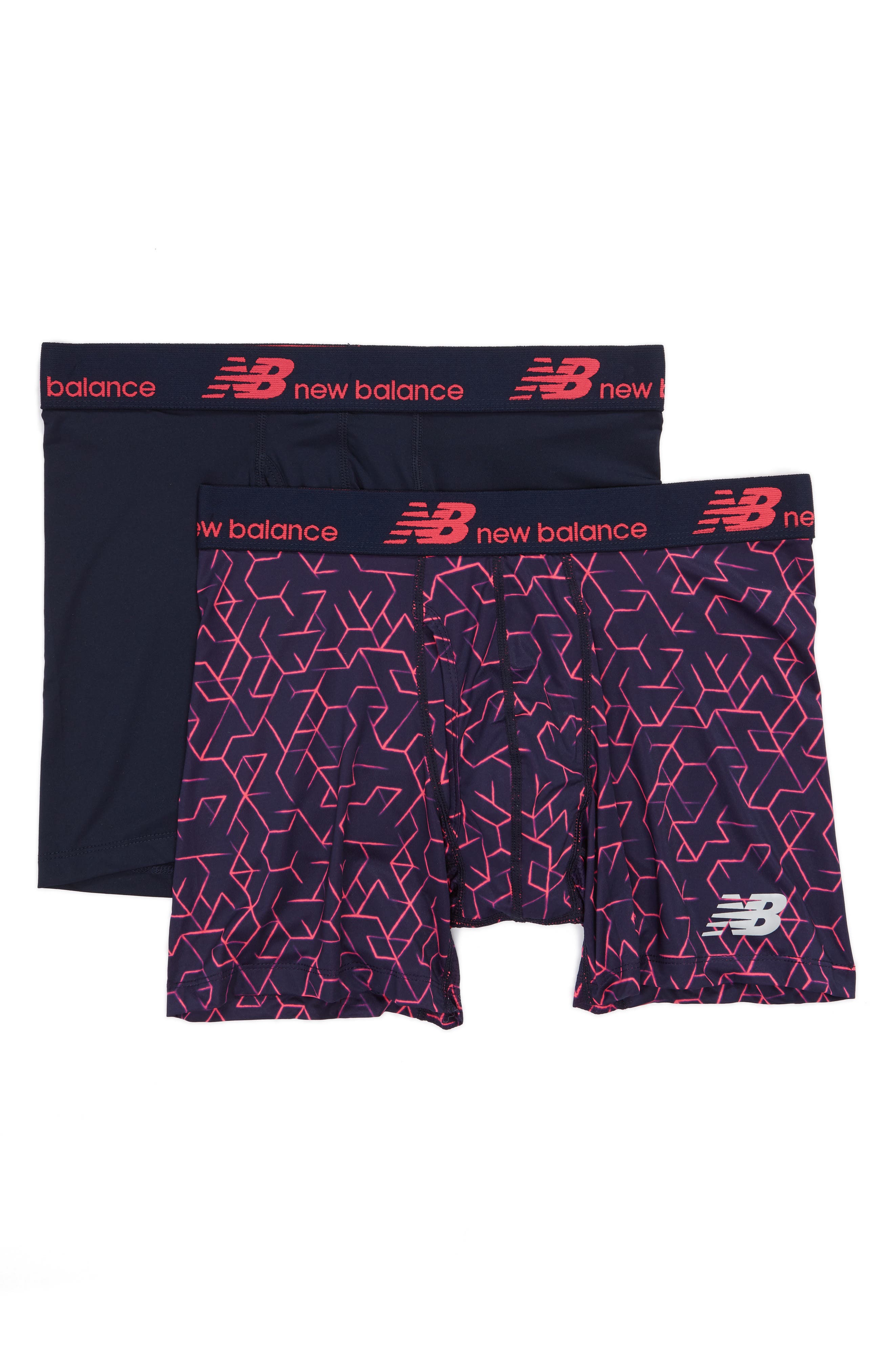 New Balance 2-Pack Boxer Briefs, Blue