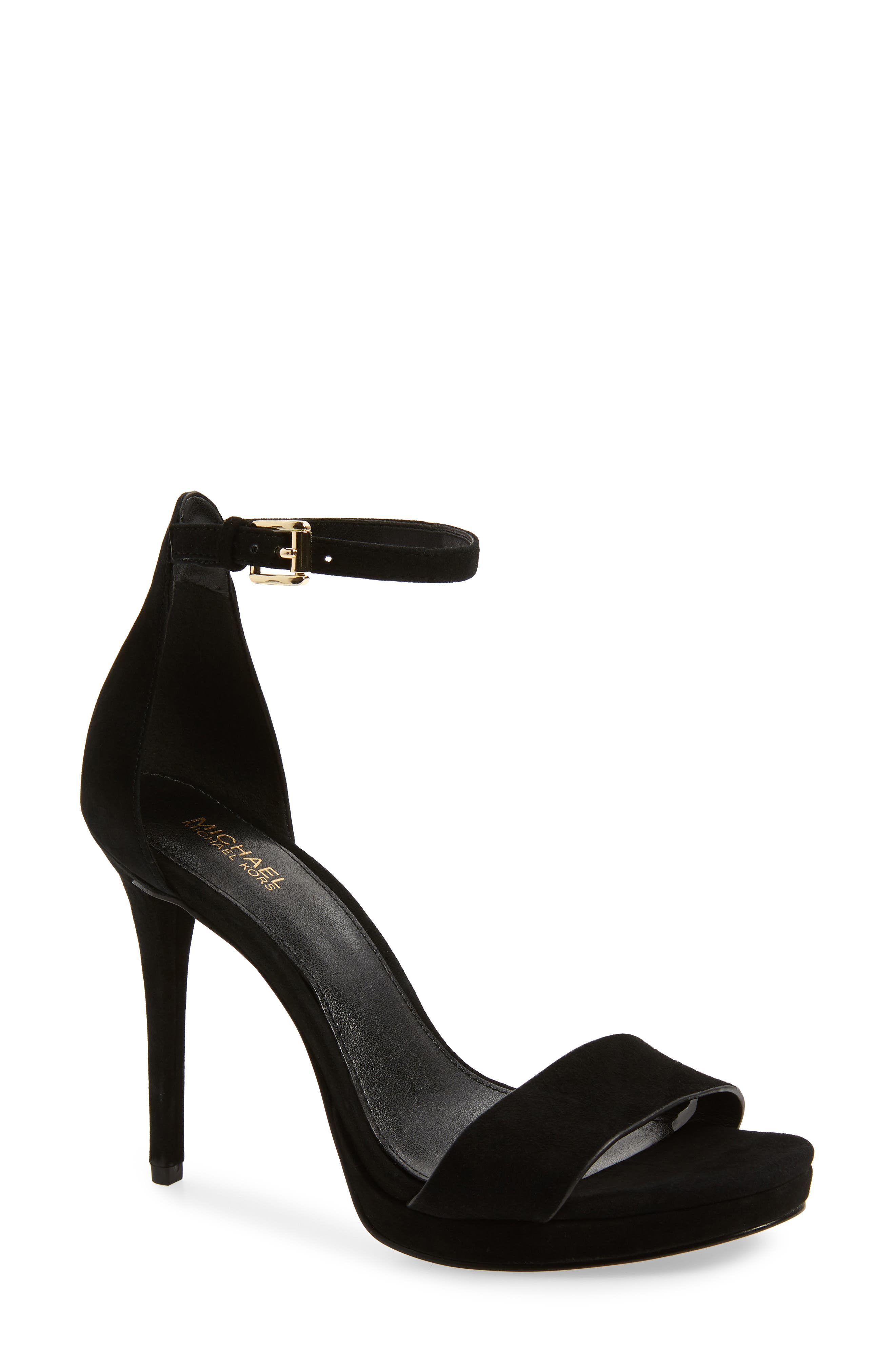 michael kors hutton leather sandal