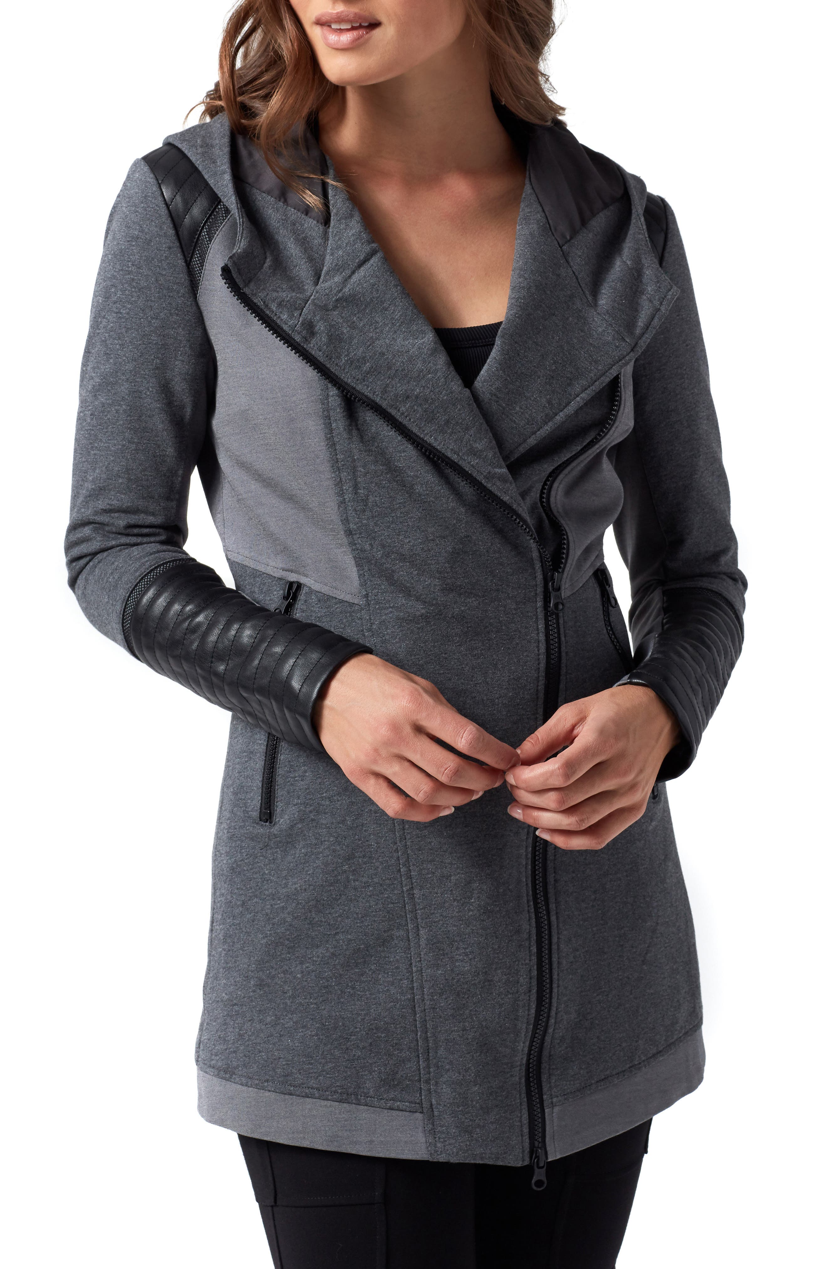 Blanc Noir Traveller Mesh Inset Jacket