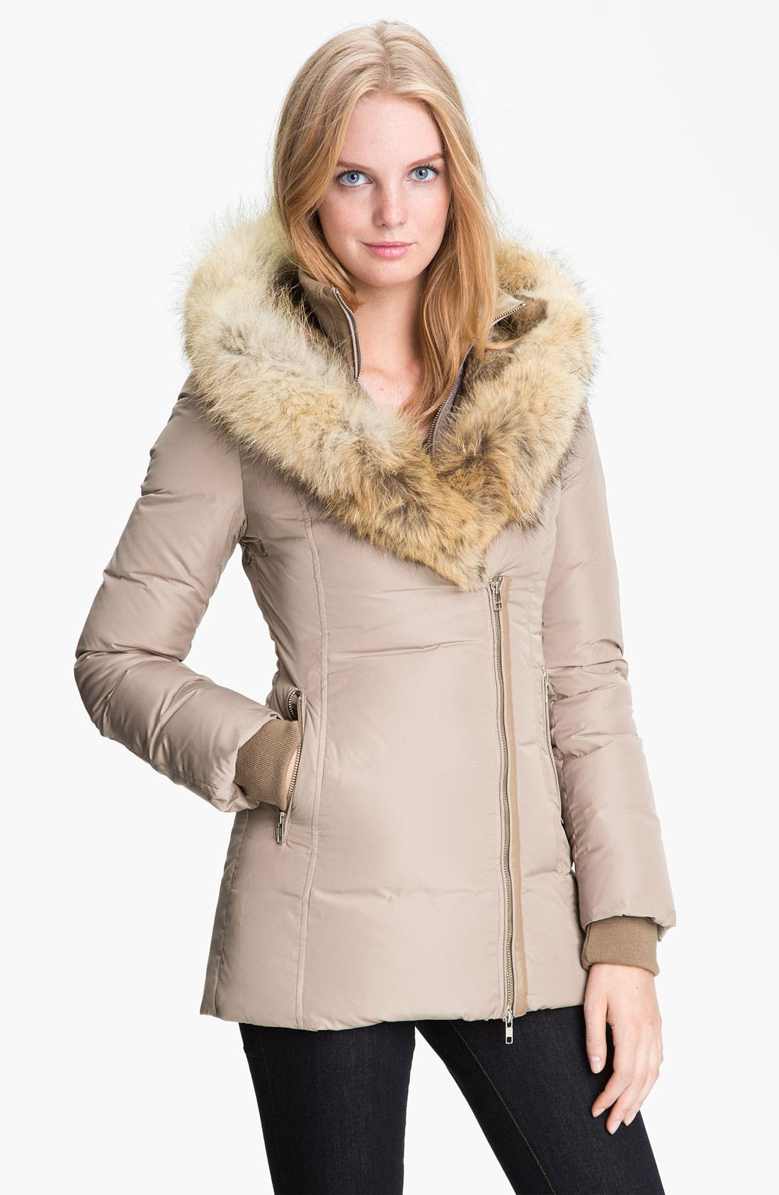 Mackage 'Akiva' Genuine Fox & Rabbit Fur Trim Down Coat Nordstrom