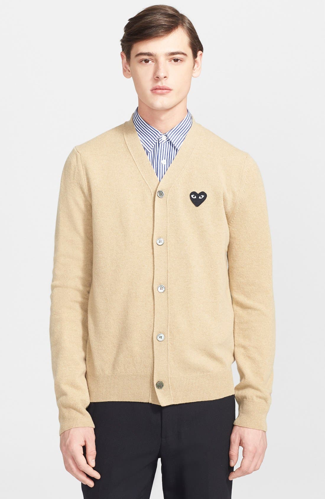 Comme Des Garcons Play Lambswool Cardigan
