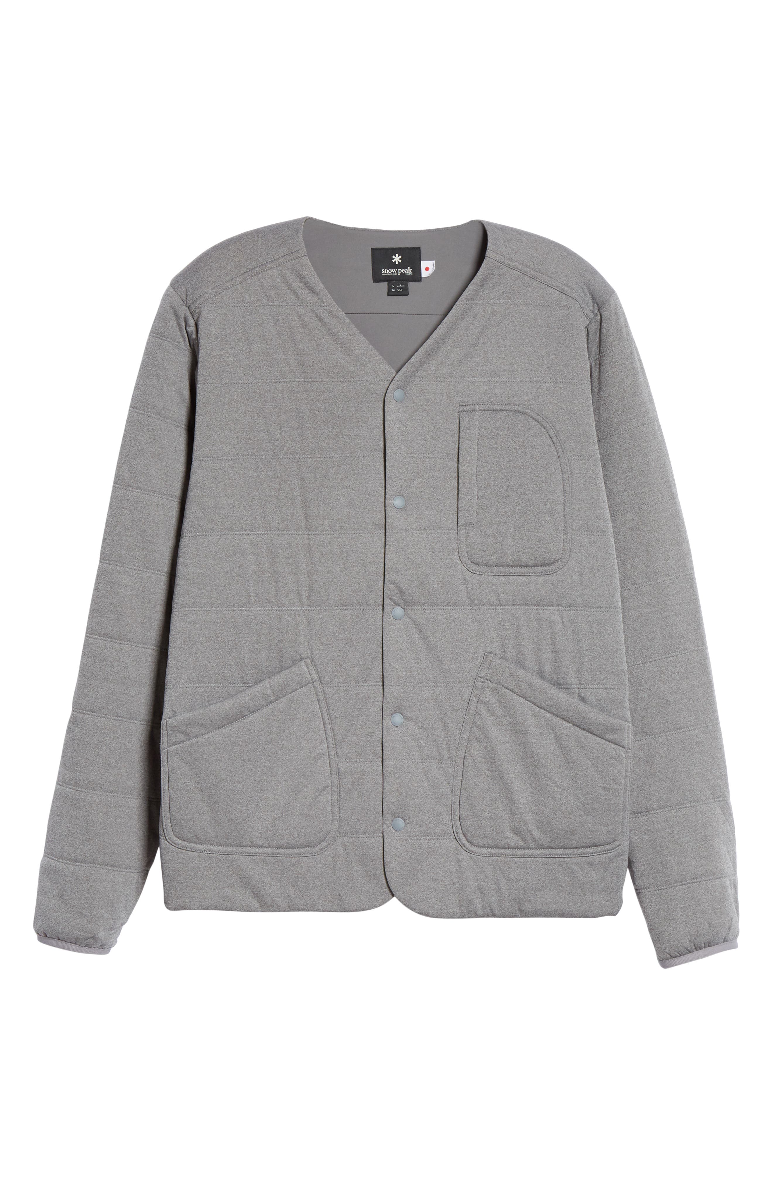 Snow Peak Flexible Insulated Cardigan, Grey