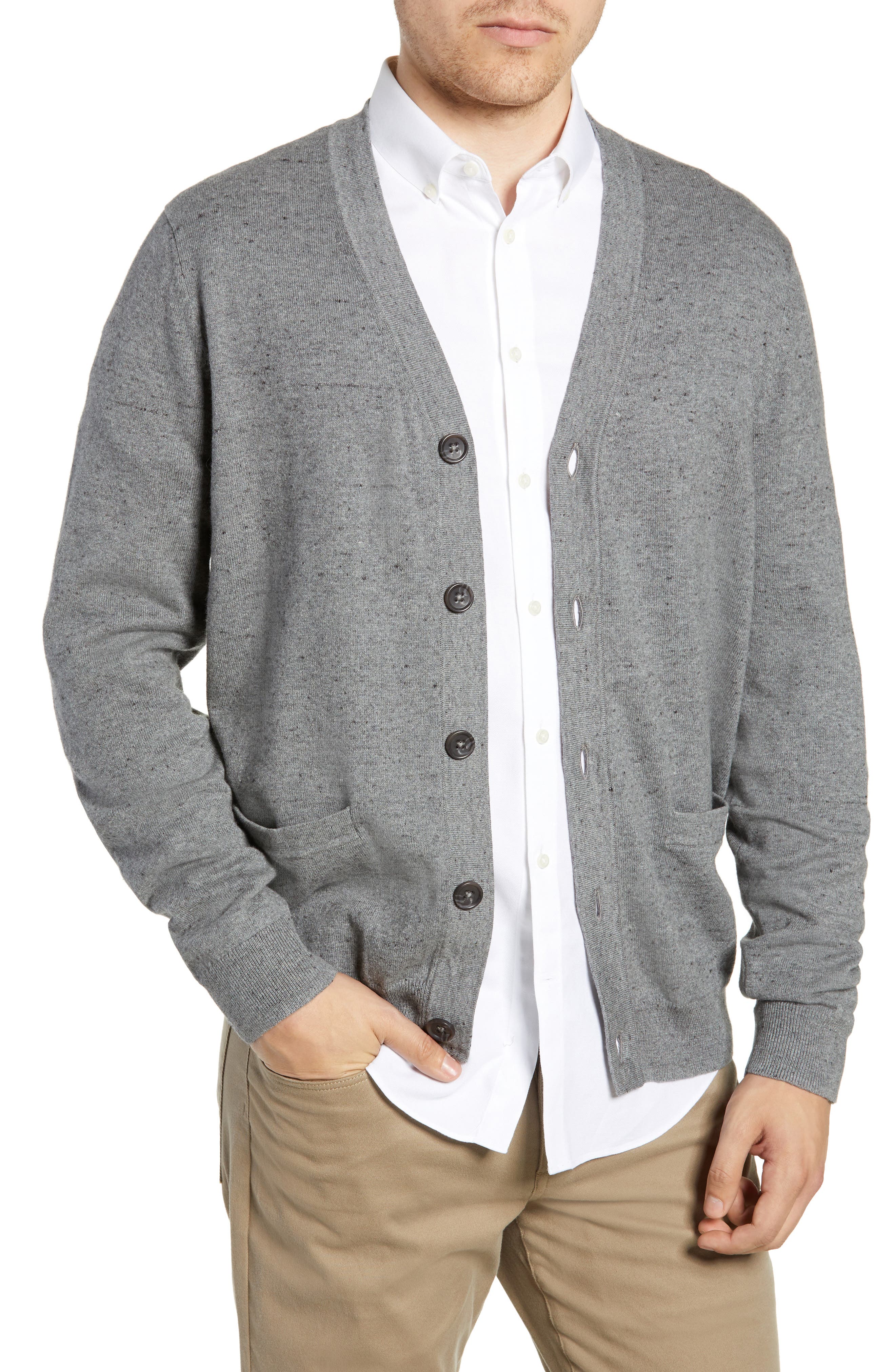 Nordstrom Shop V-Neck Cardigan