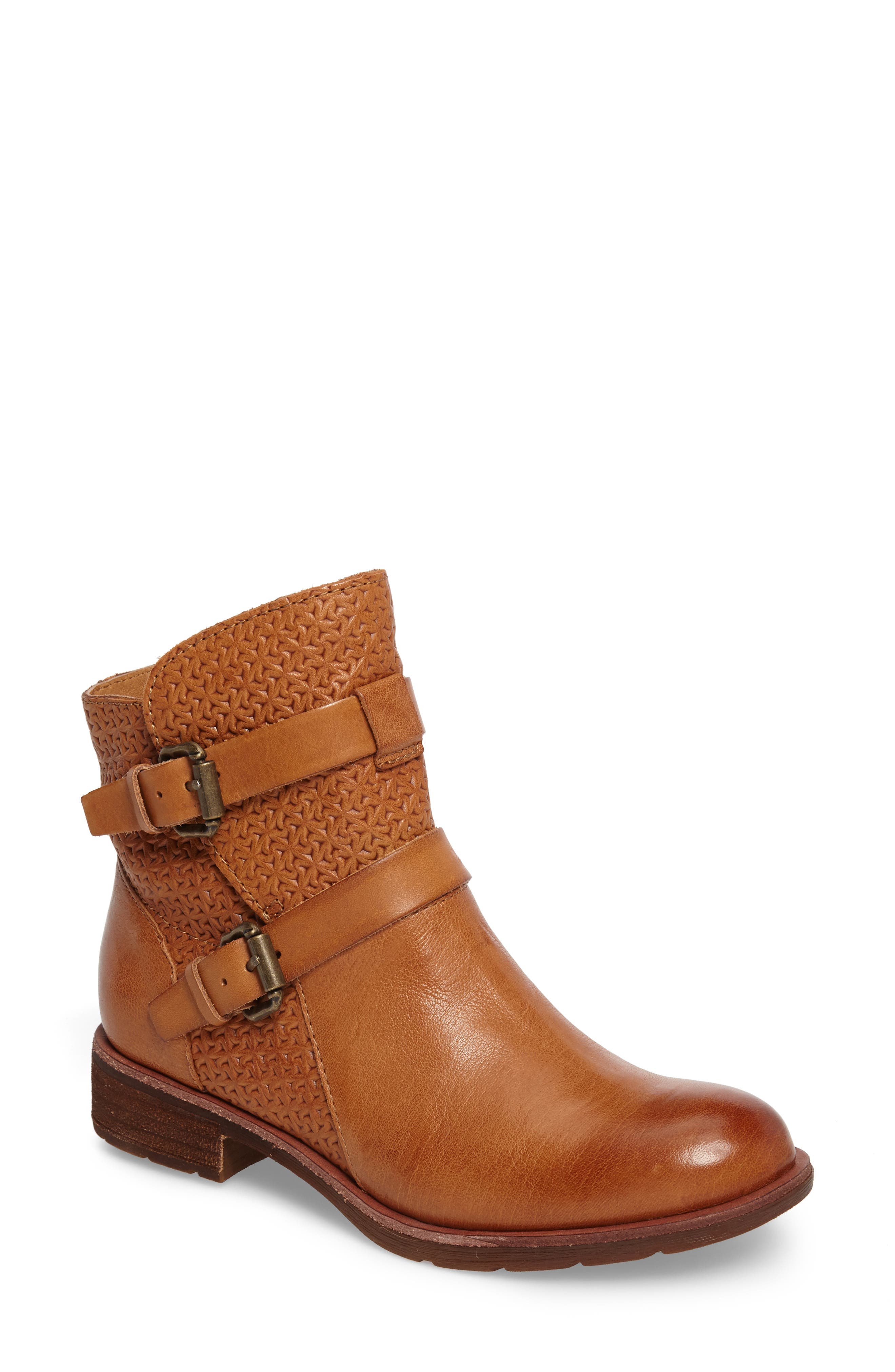 Sofft Baywood Buckle Boot, Brown