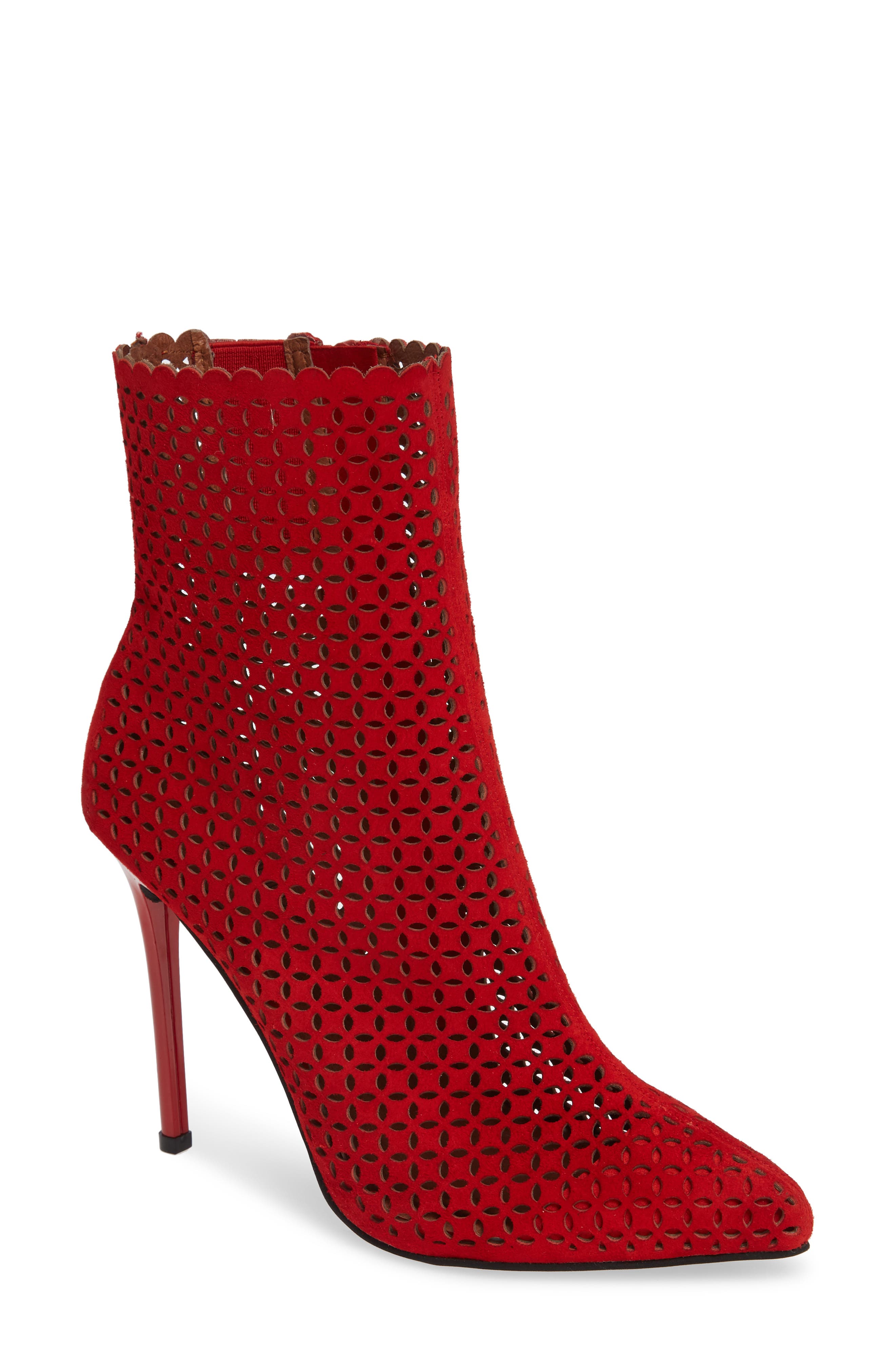 Jeffrey Campbell Achava Bootie, Red