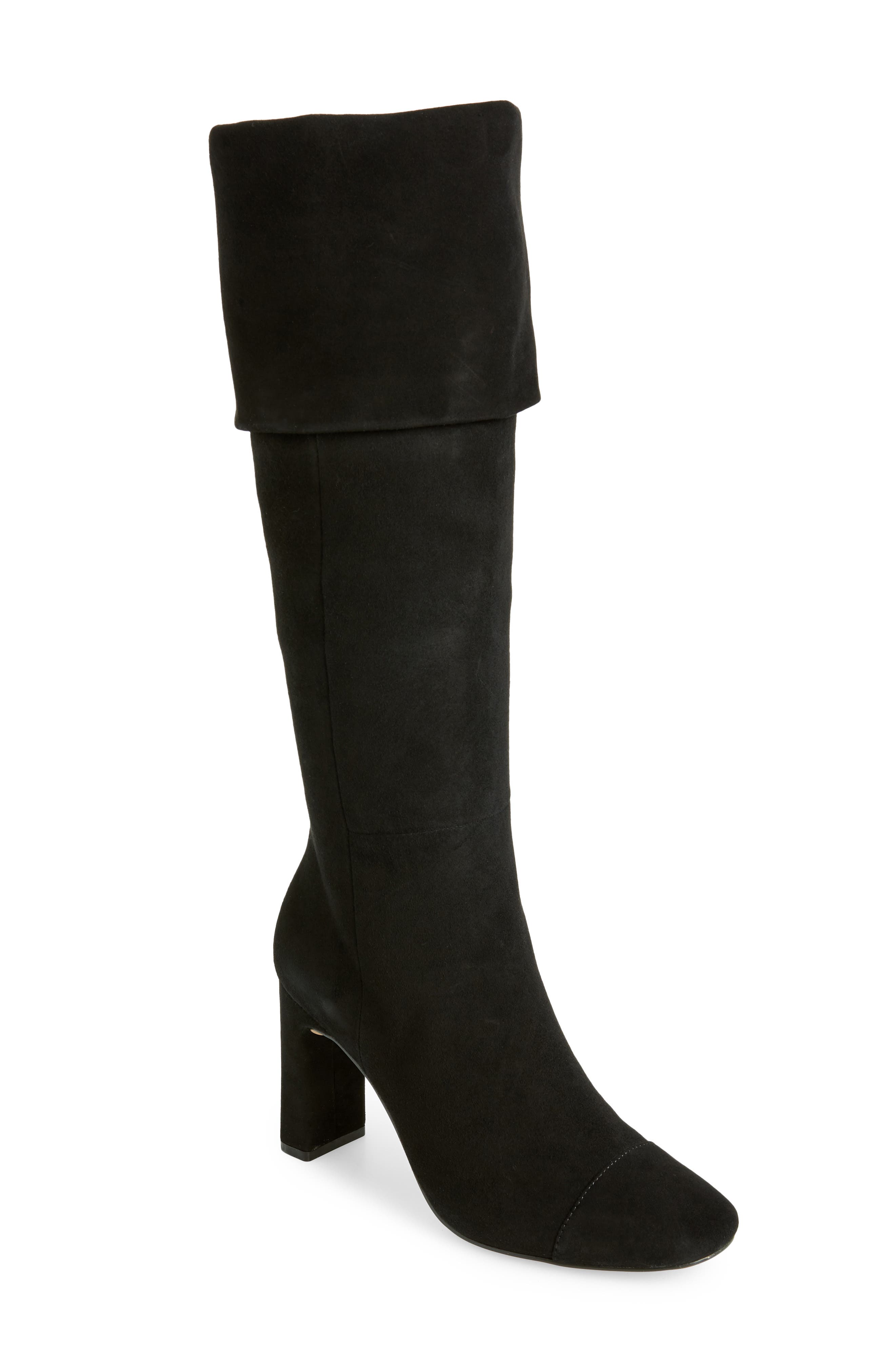 Something Navy Mia Knee High Boot, Black