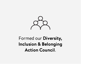 Formed our Diversity, Inclusion & Belonging Action Council.