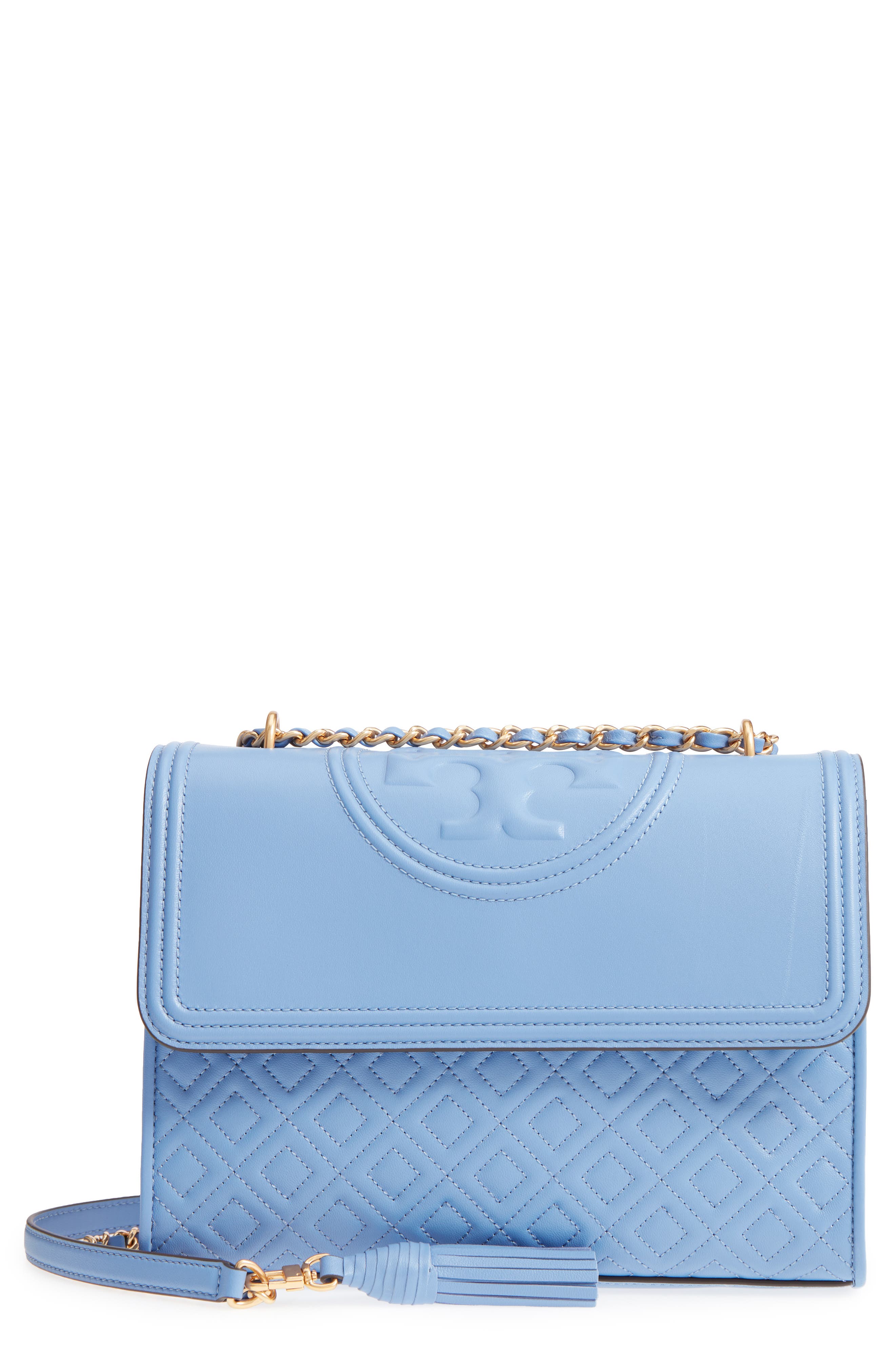 Fleming Leather Convertible Shoulder Bag, Main, color, LARKSPUR