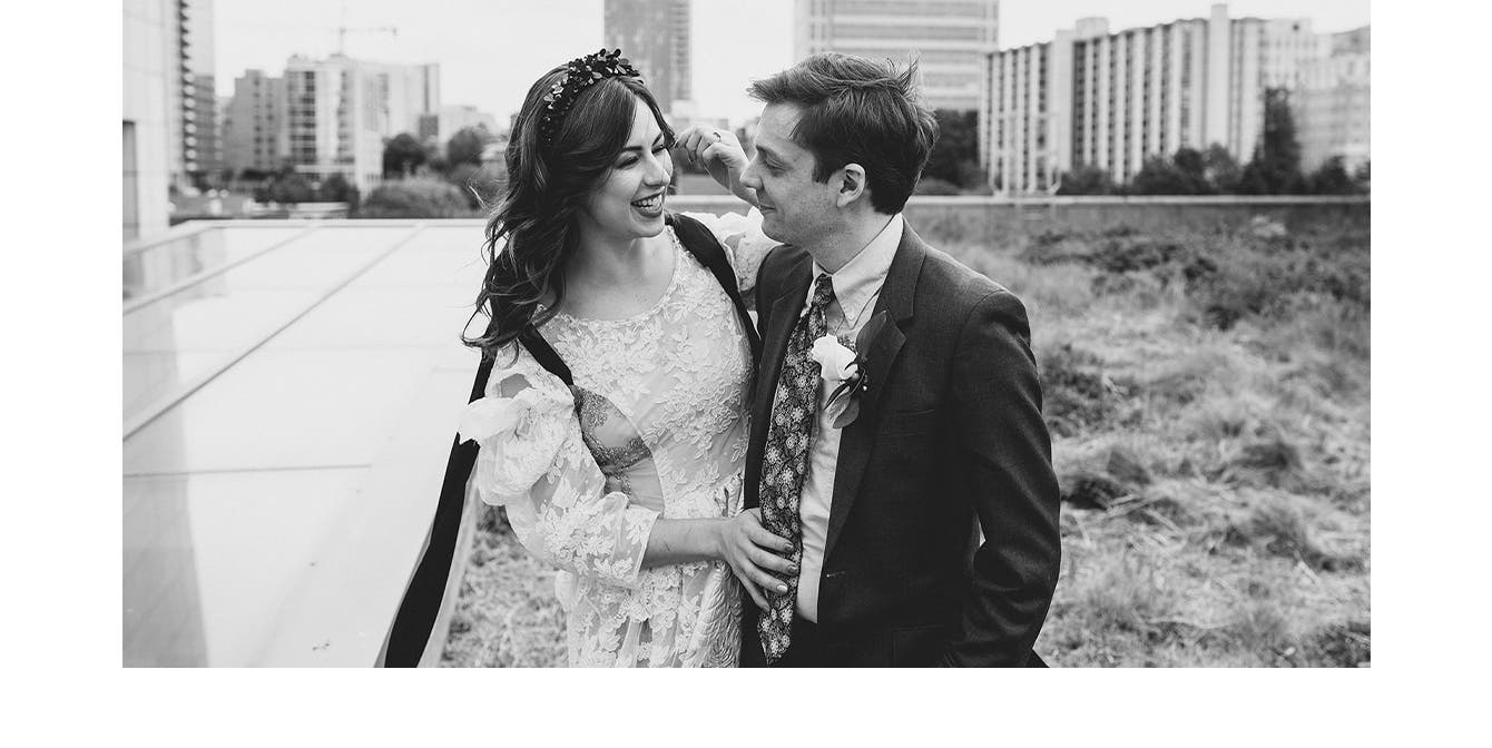 Real Weddings: Bride Cirilia Rose and groom Elliott Gray.