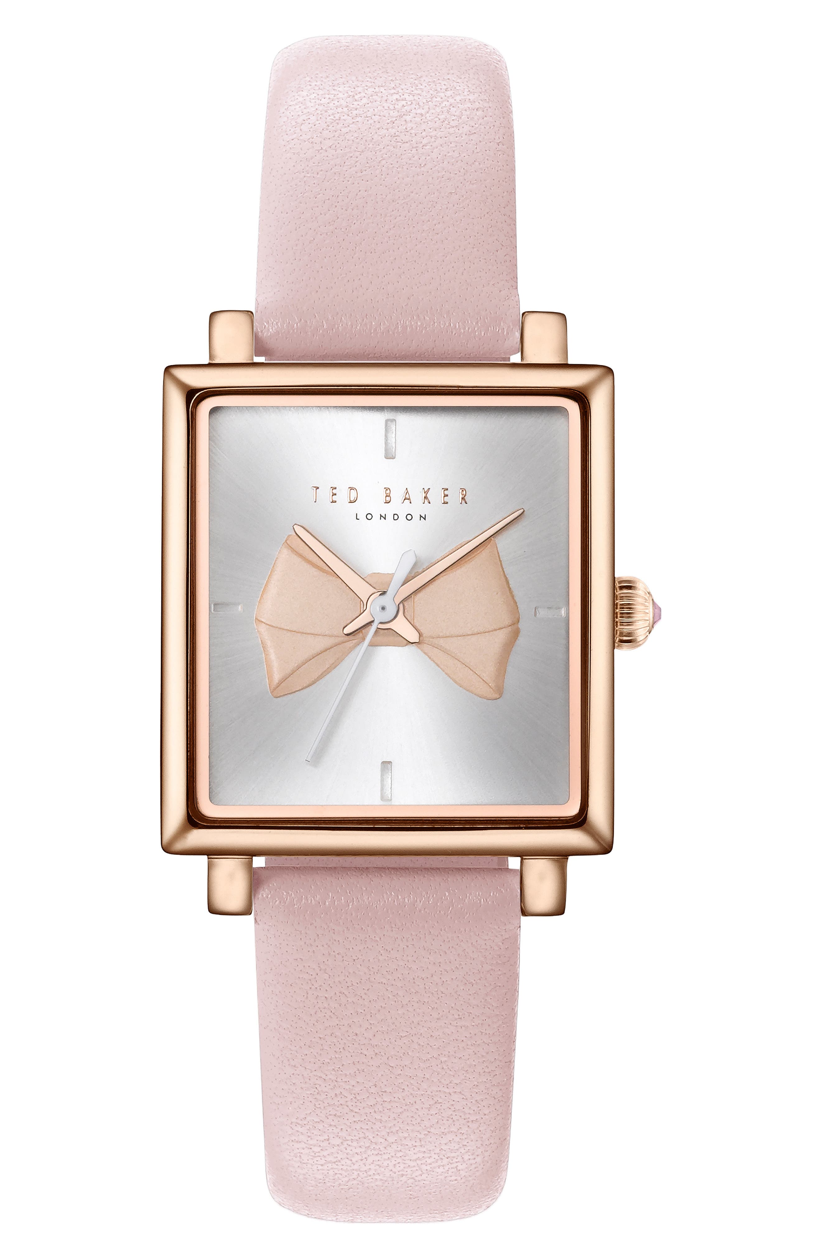 Ted Baker London Isabella Leather Strap Watch, 2m