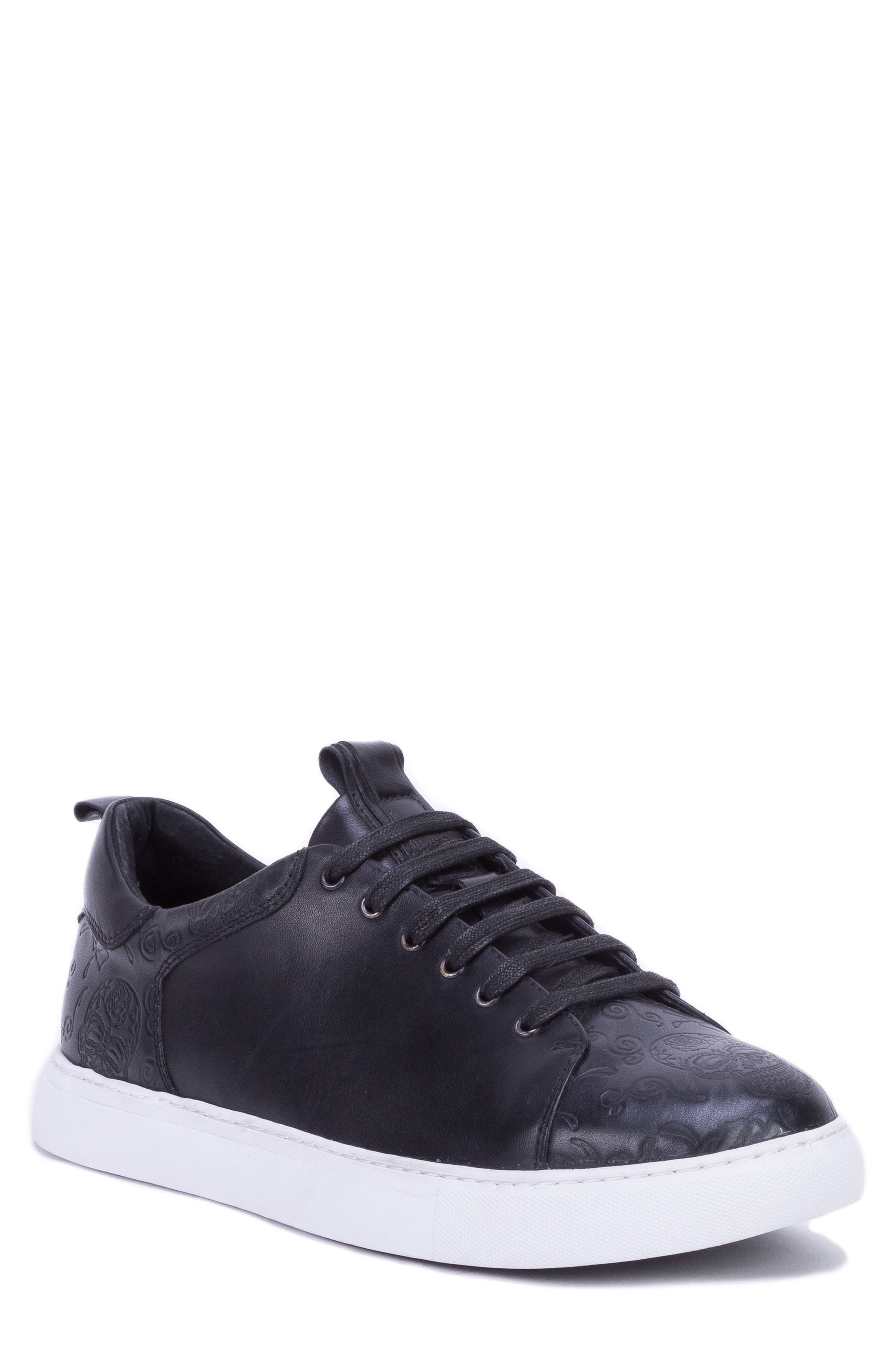 Robert Graham Sanderson Embossed Sneaker- Black