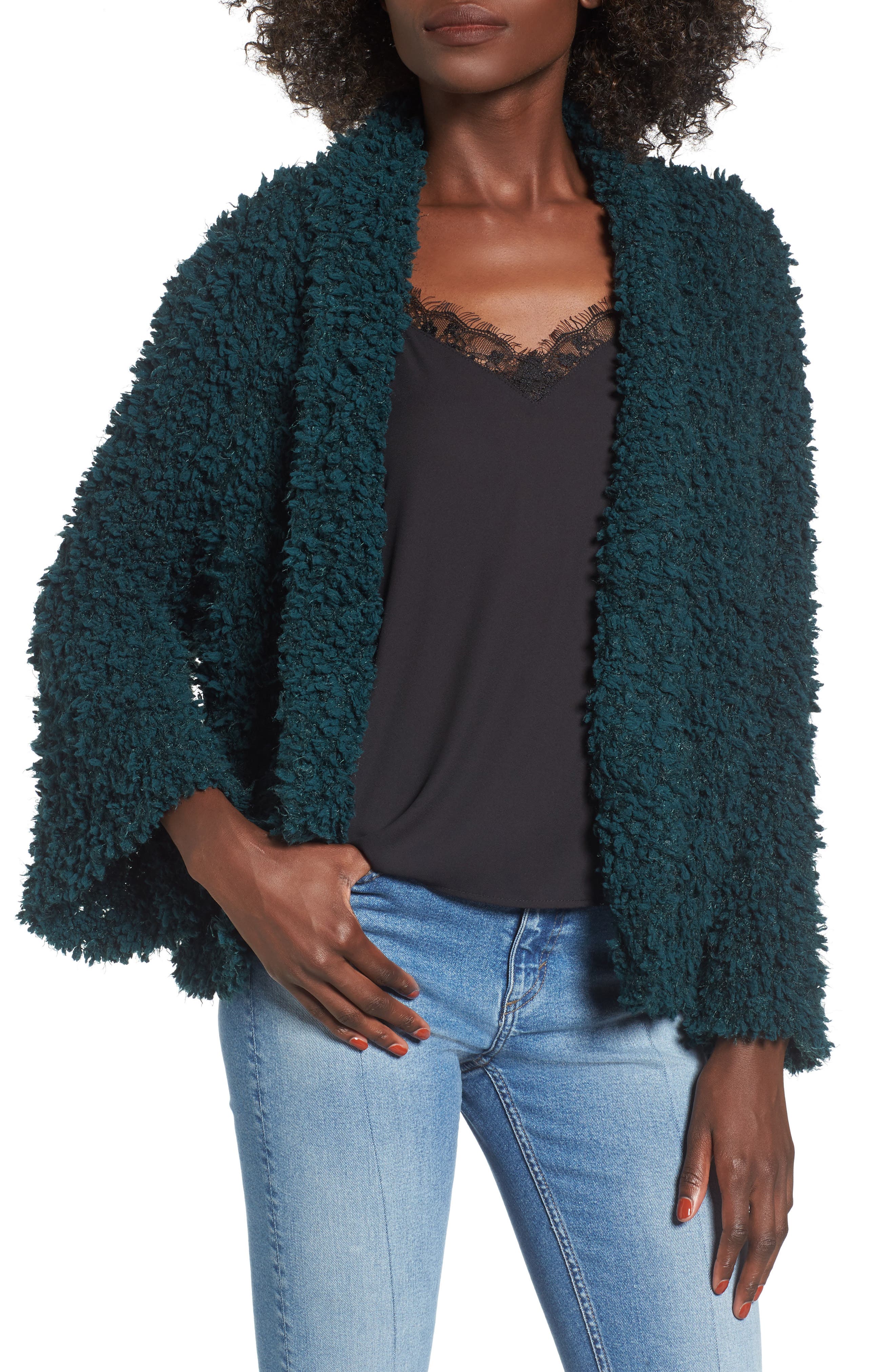 BP. Fluffy Knit Cardigan Nordstrom