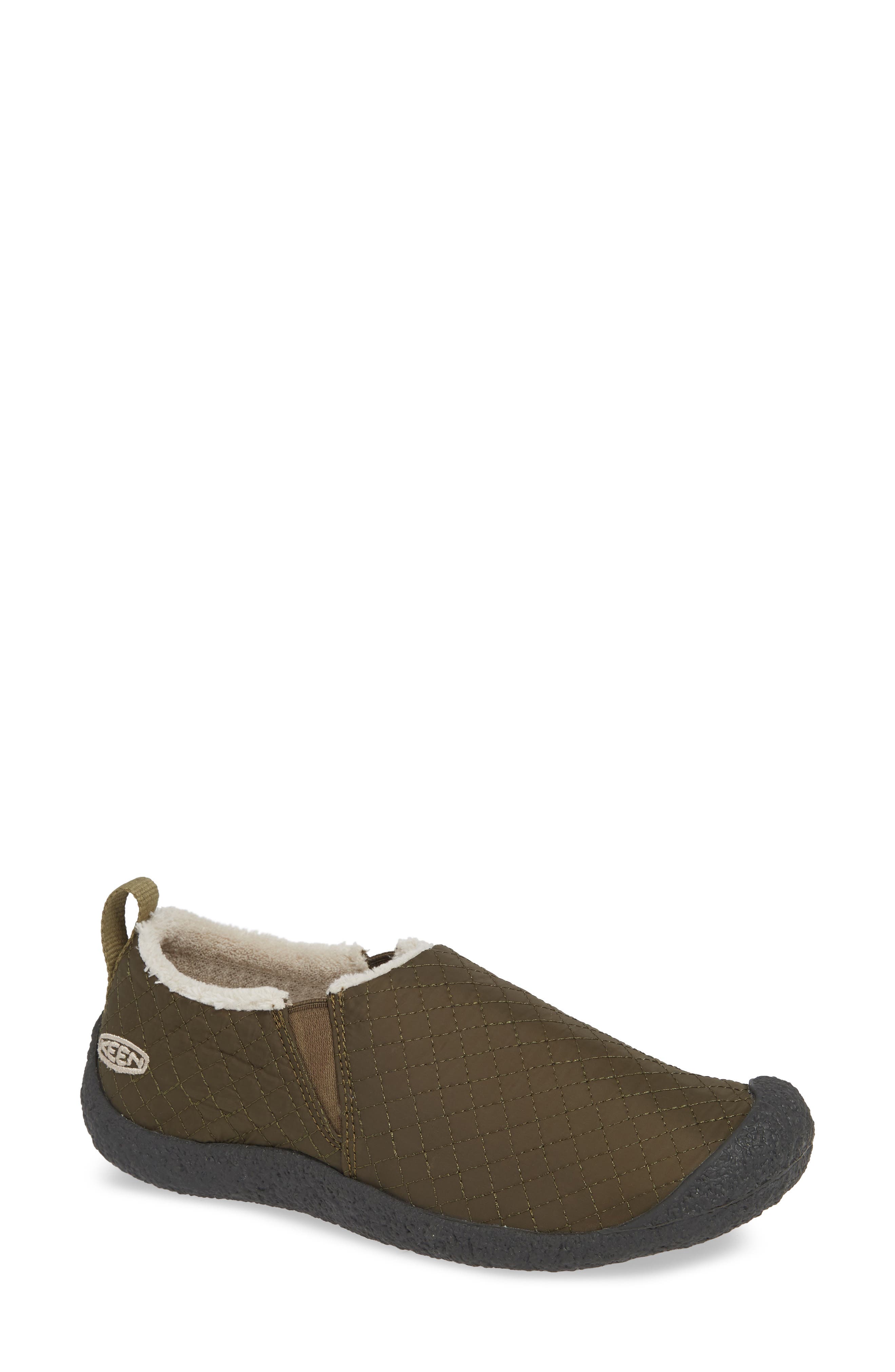 Keen Howser Quilted Nylon Slip-On, Green