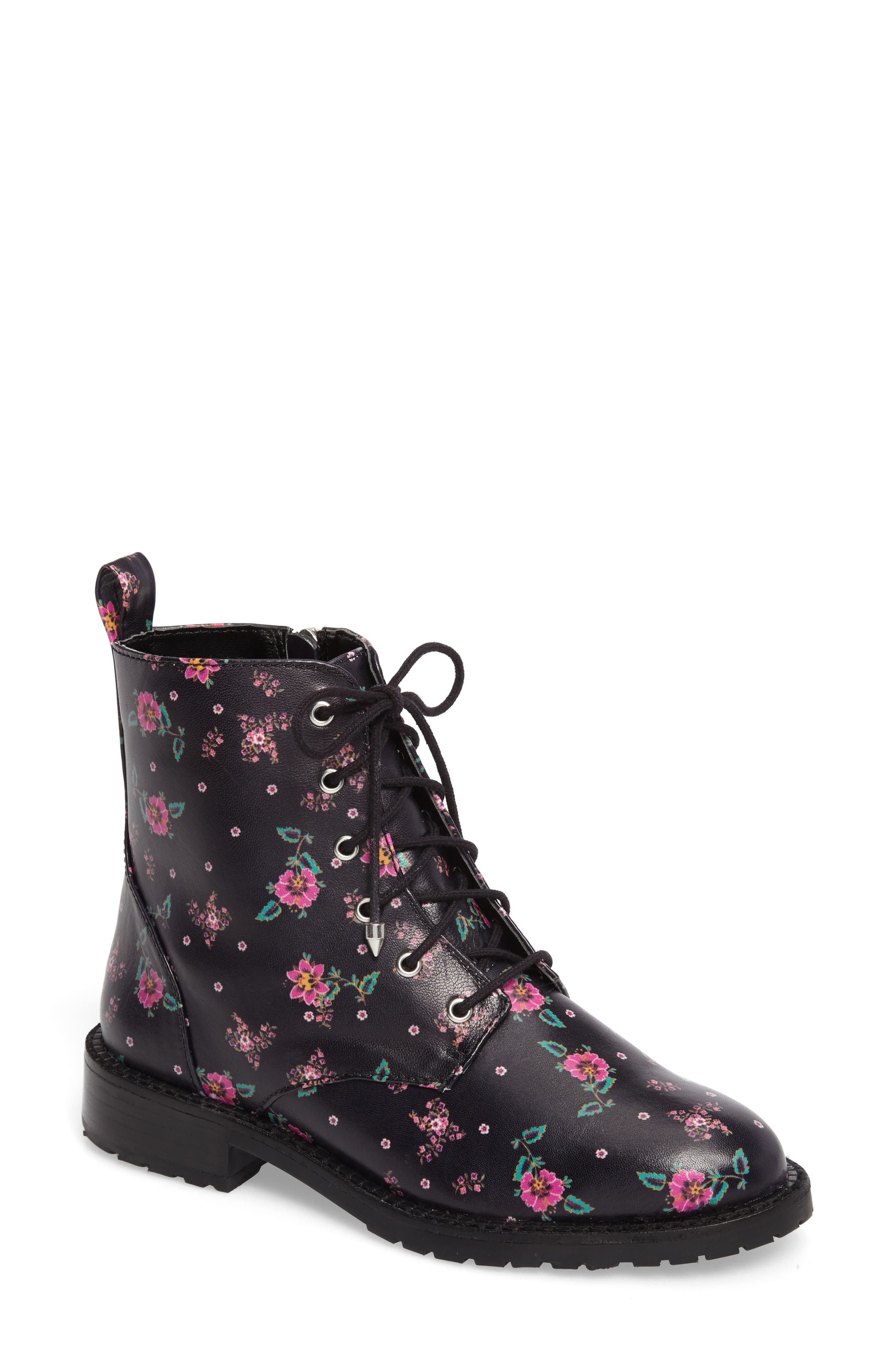 Rebecca Minkoff Gerry Lace-Up Boot, Black