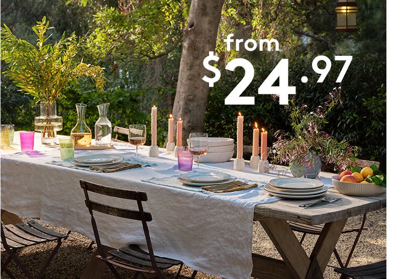 Summer dining and entertaining.