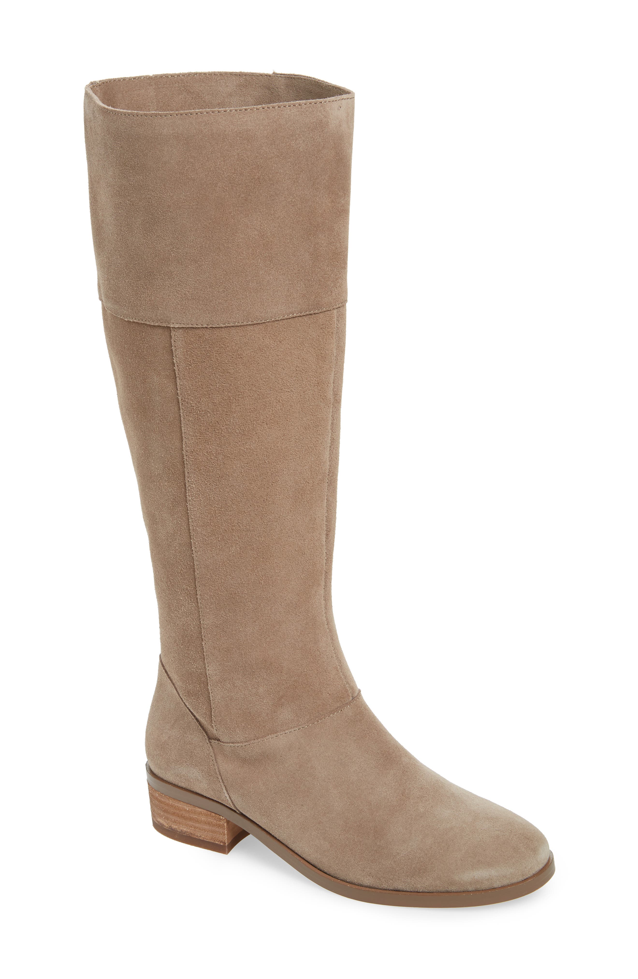 Sole Society Carlie Knee High Boot, Beige