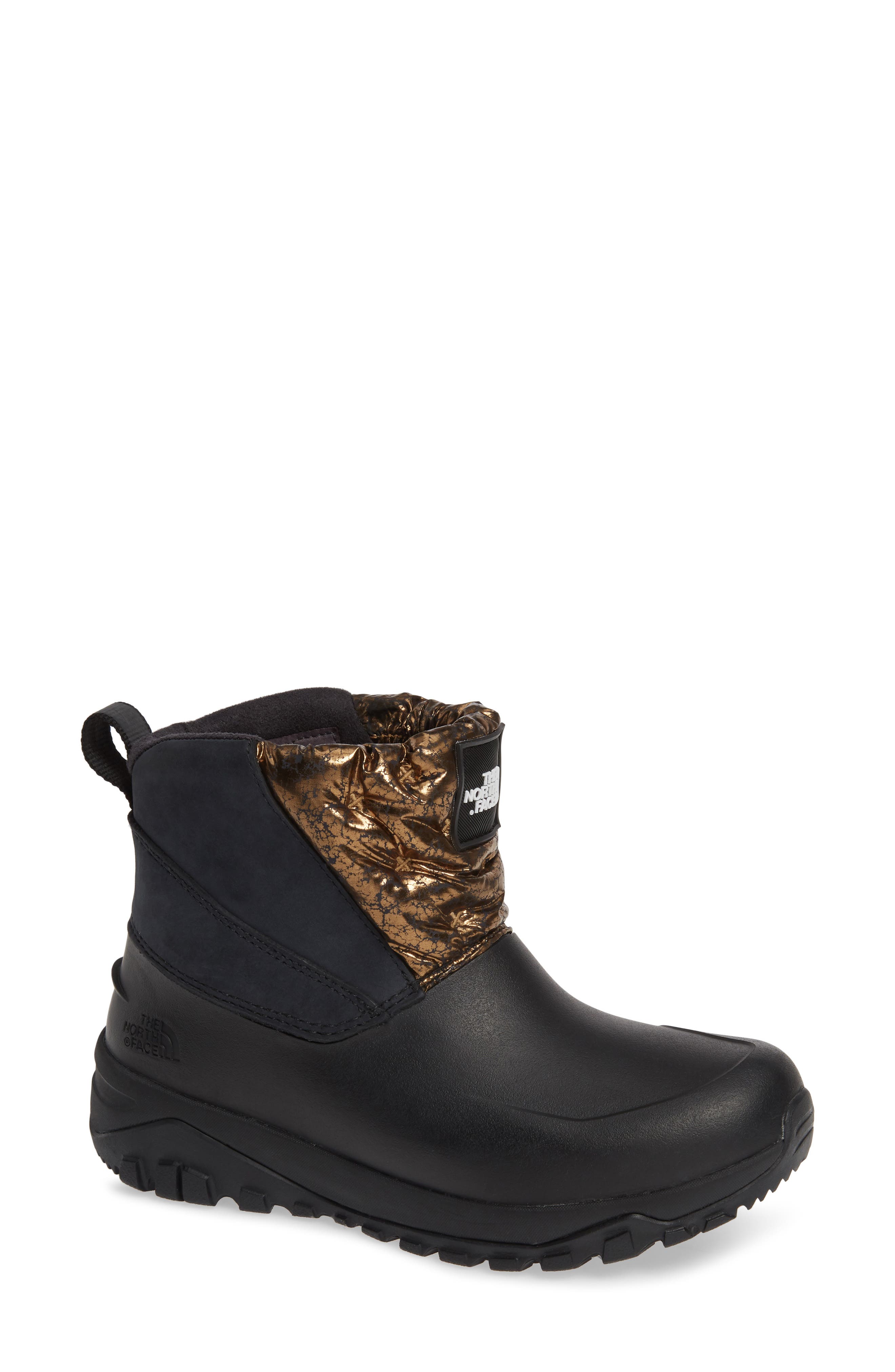 The North Face Yukiona Waterproof Ankle Boot, Black