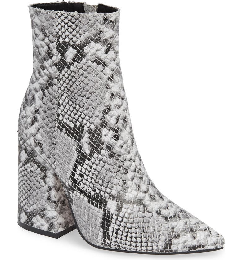 Ahara Bootie, Main, color, SNAKE PRINT LEATHER