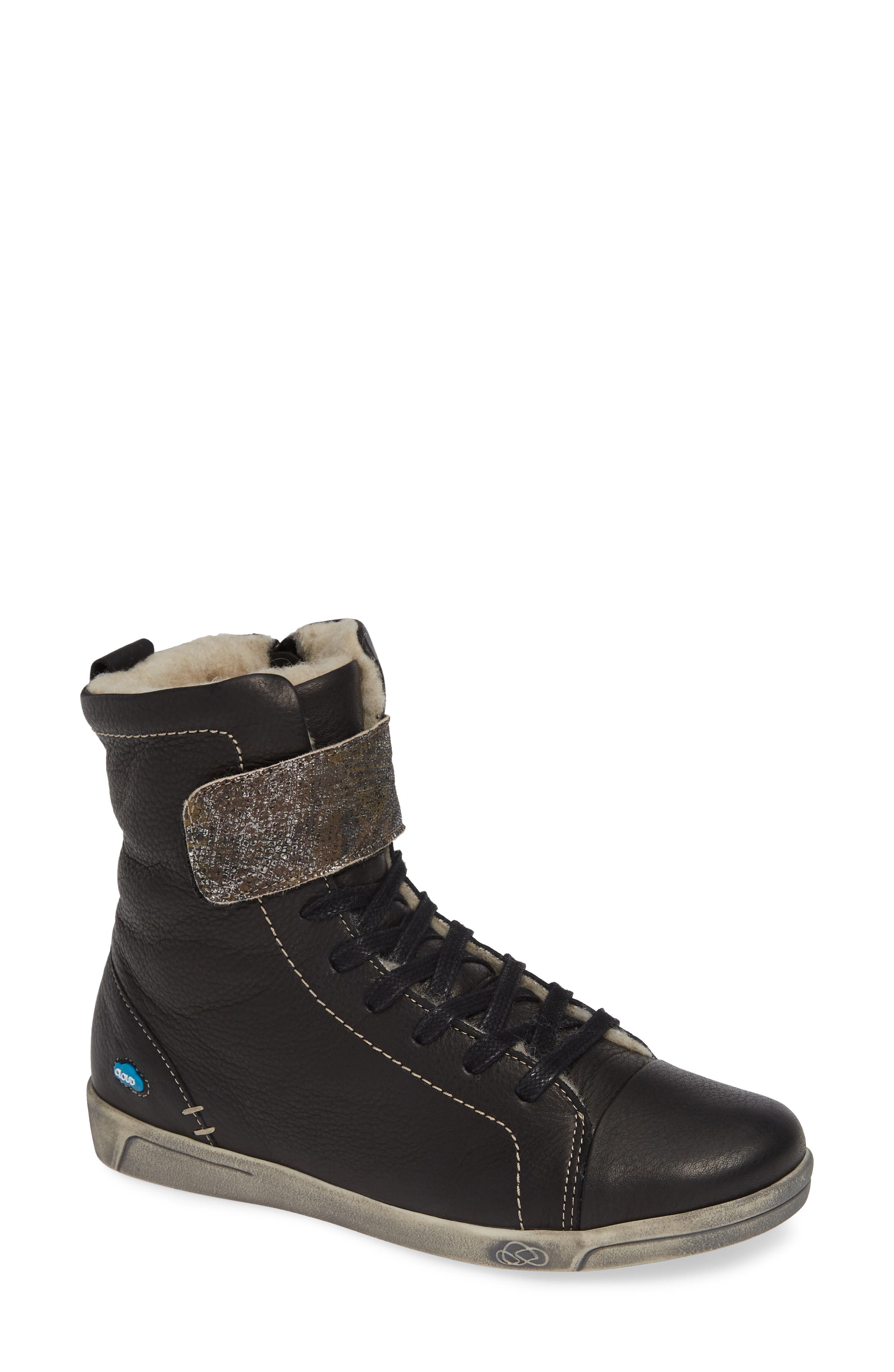 Cloud Amos Wool Lined Bootie - Black