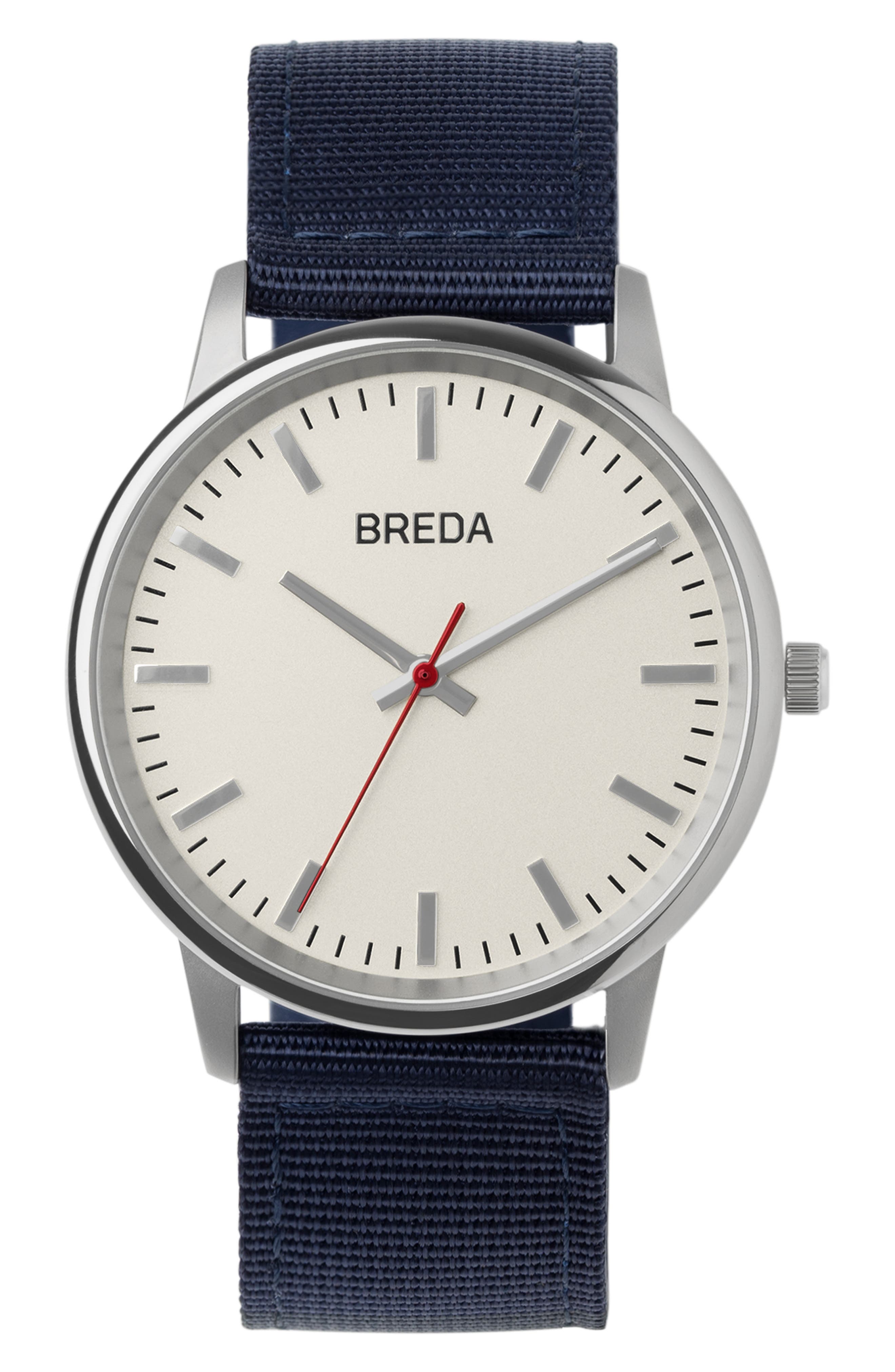 Breda Valor Nylon Strap Watch,