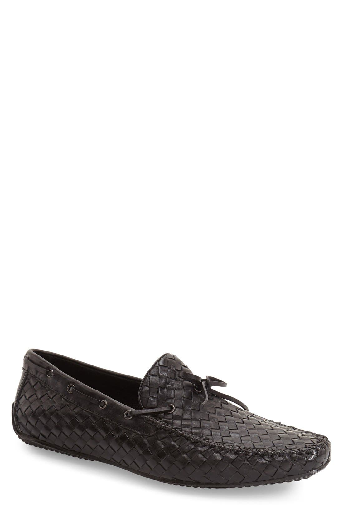 Zanzara Leather Loafer- Black