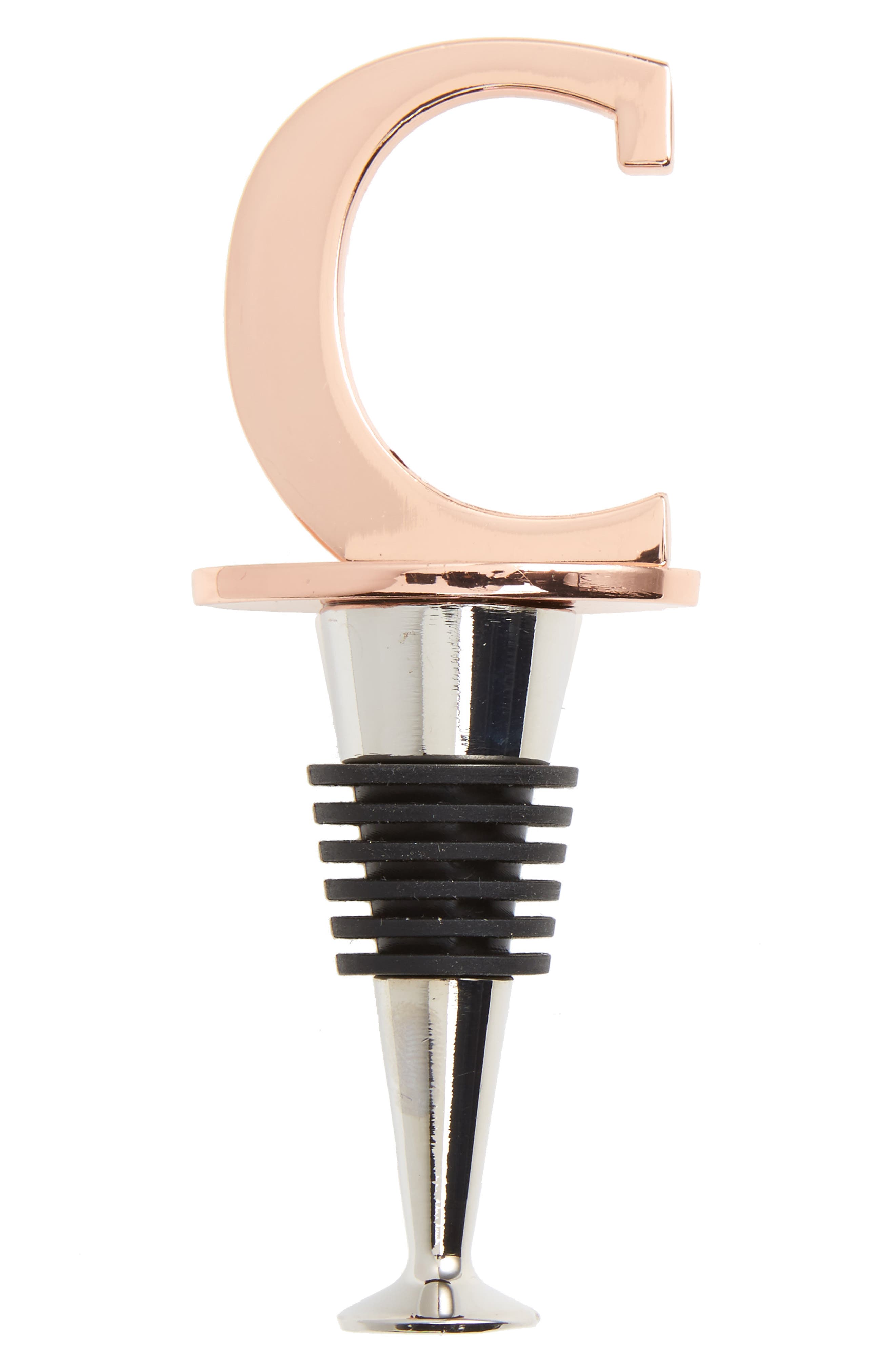  Copper Monogram Bottle Stopper | Nordstrom
