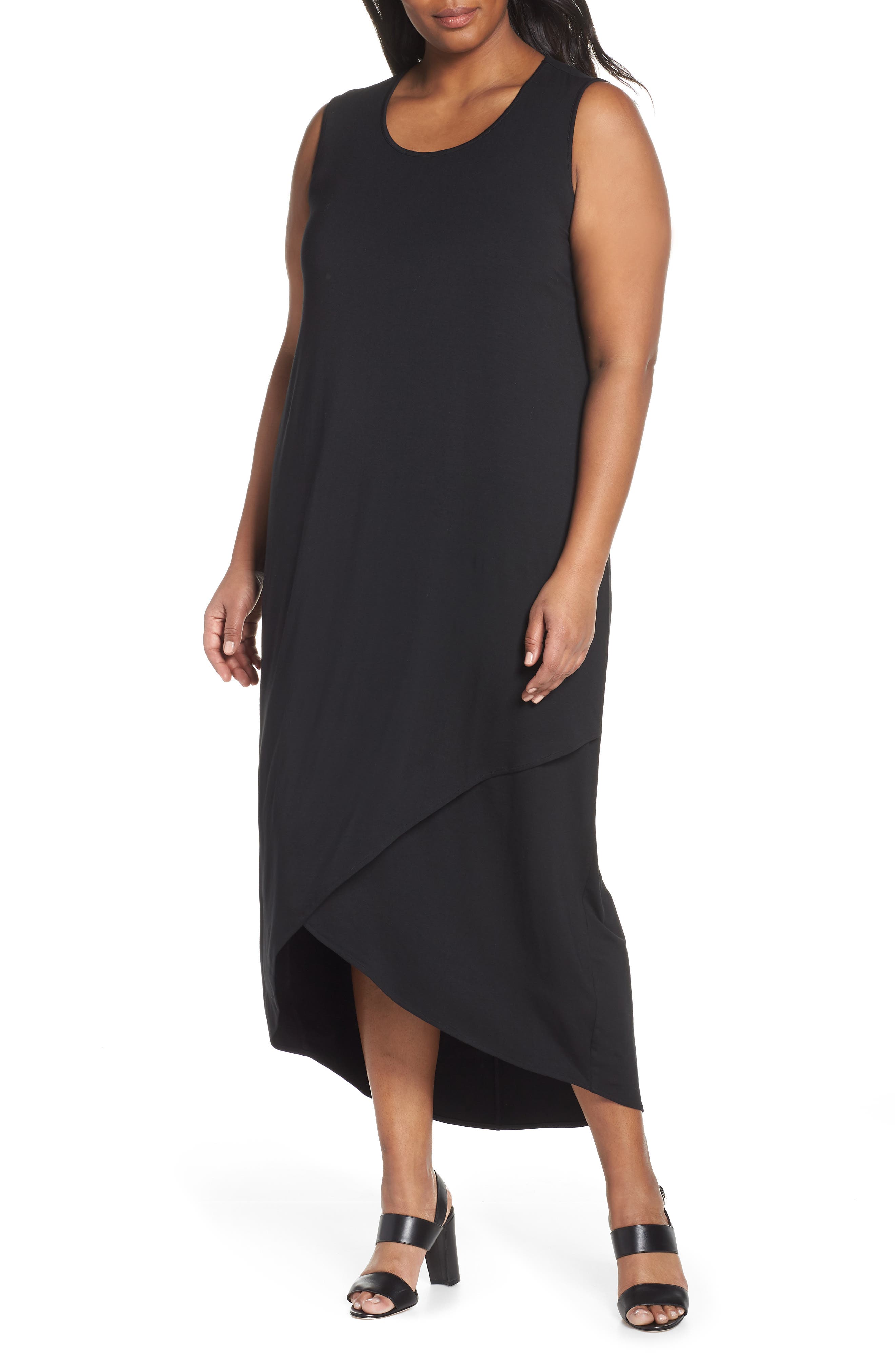 Plus Size Nic+Zoe Ease Maxi Dress, Black