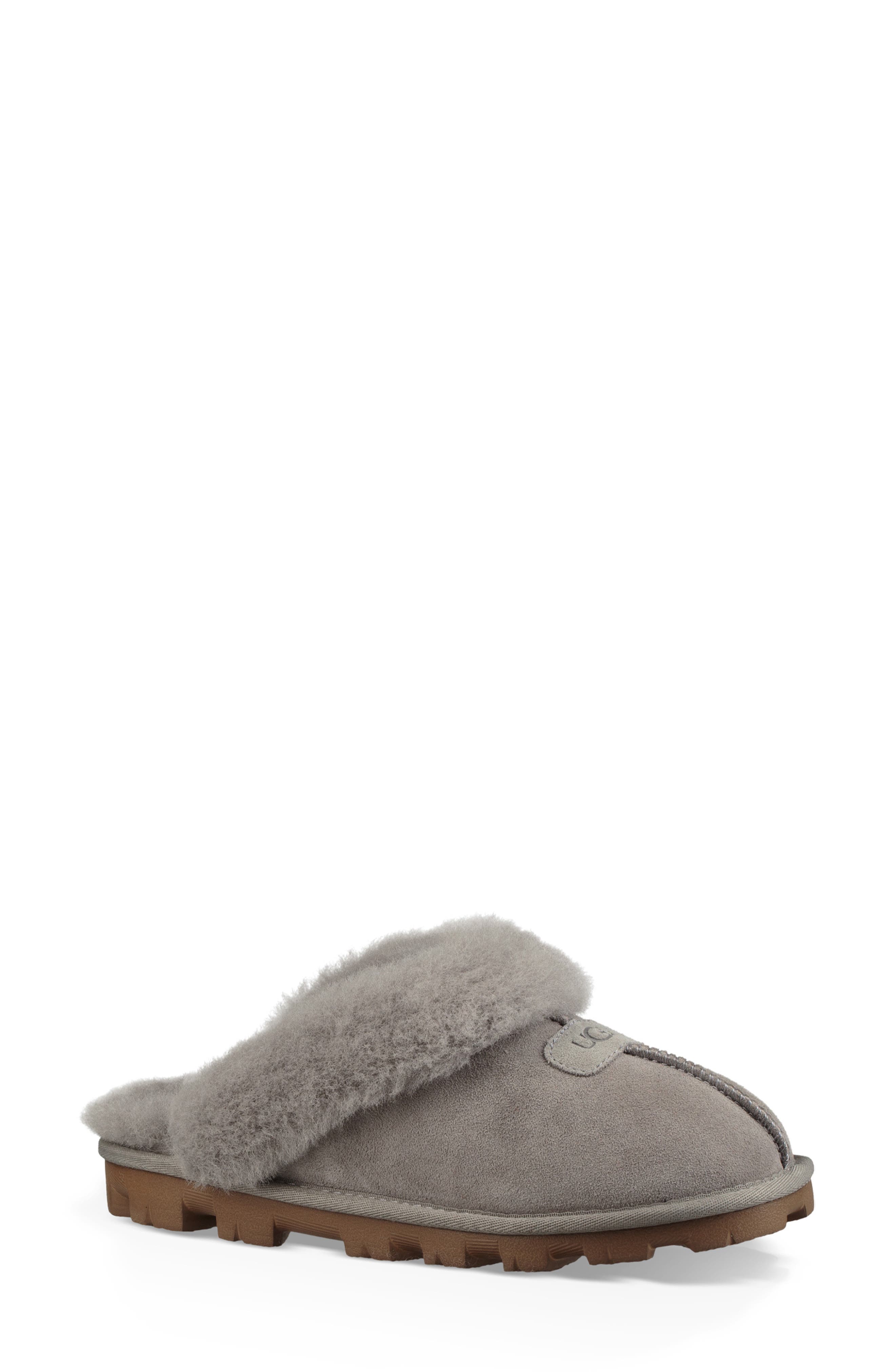 Ugg Genuine Shearling Slipper, Grey
