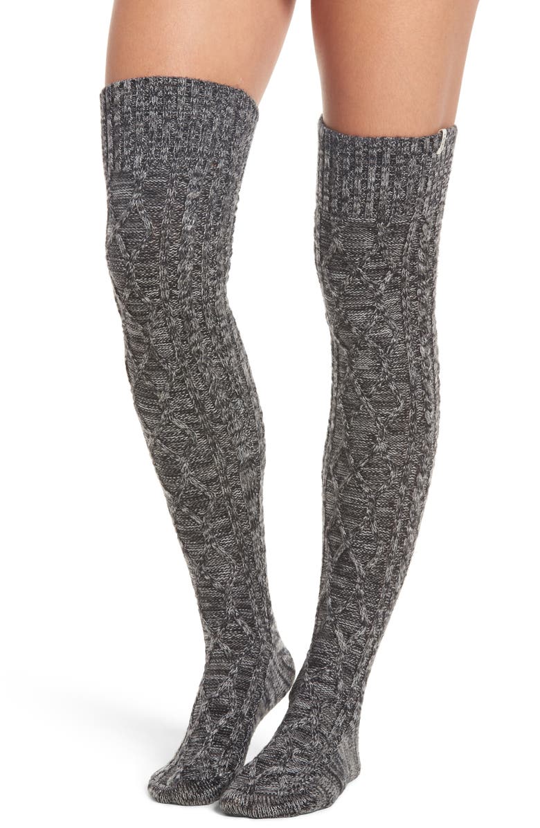 UGG® Cable Knit Over the Knee Socks | Nordstrom