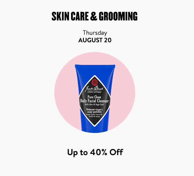 Beauty Daily Deal: skin care, makeup and grooming.
