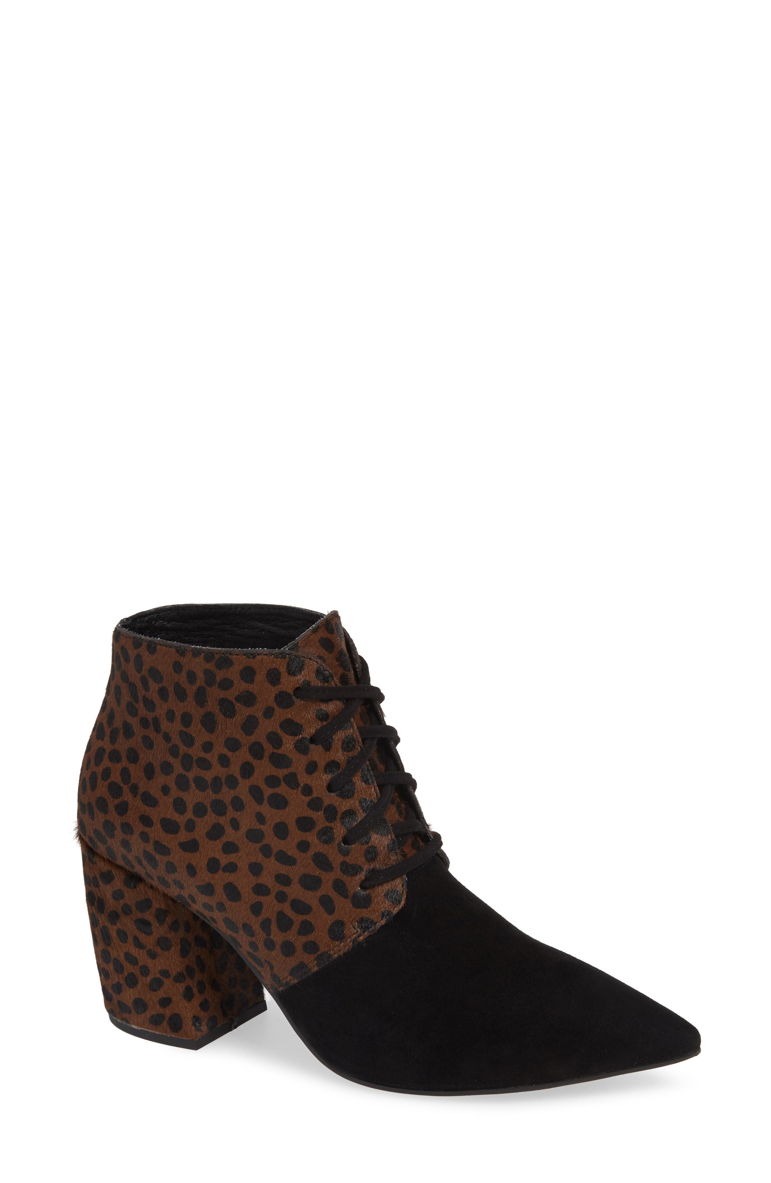 Jeffrey Campbell Finito Genuine Calf Hair Bootie