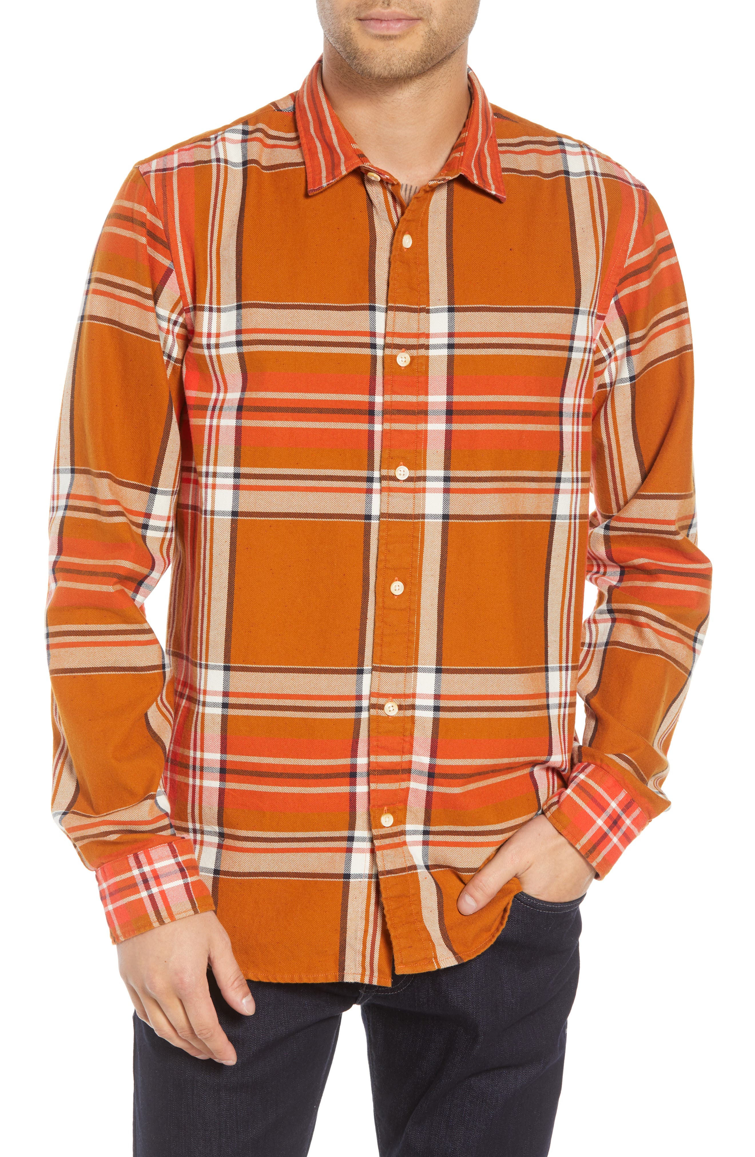 Scotch & Soda Plaid Flannel Shirt
