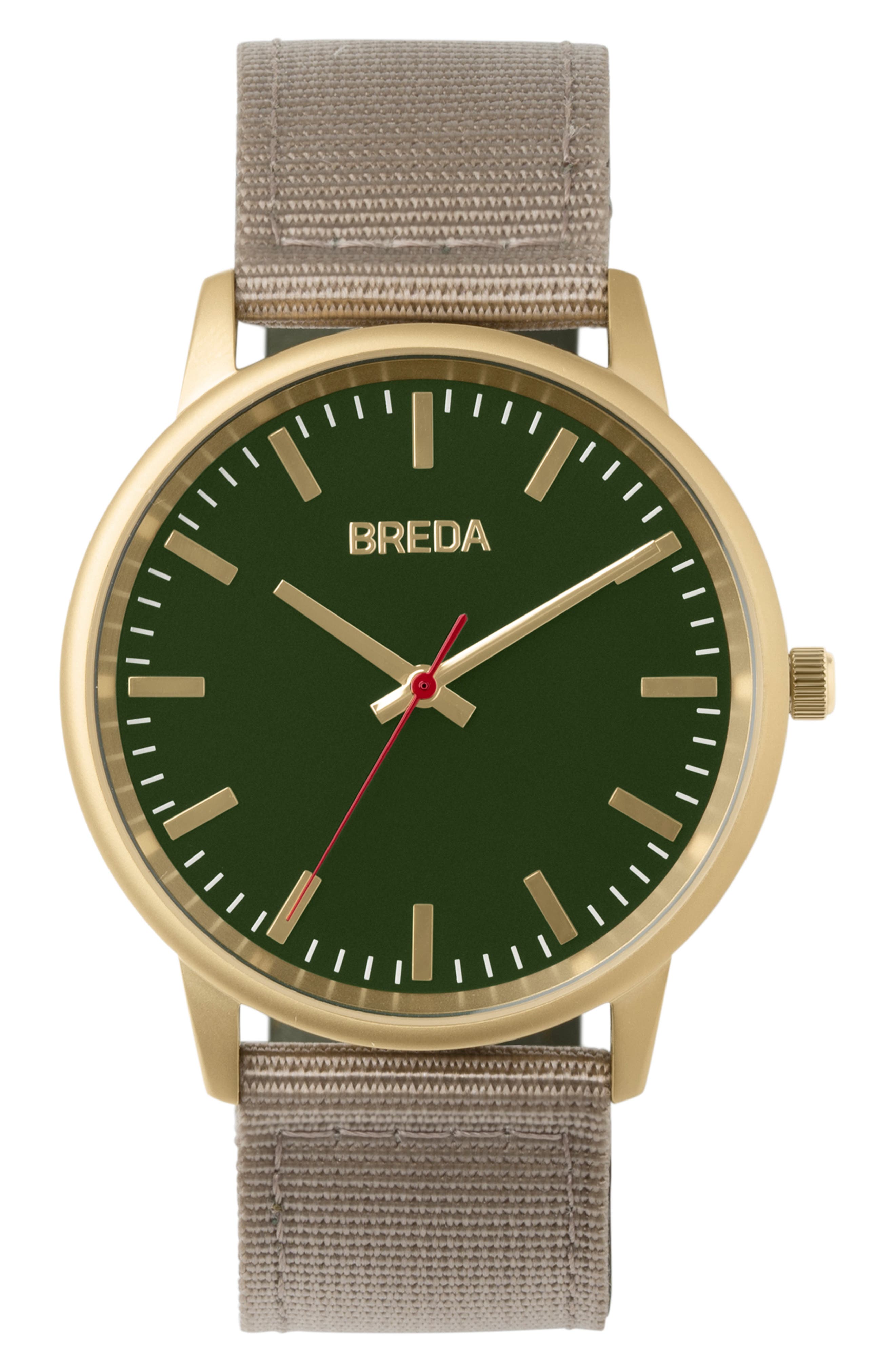 Breda Valor Nylon Strap Watch,