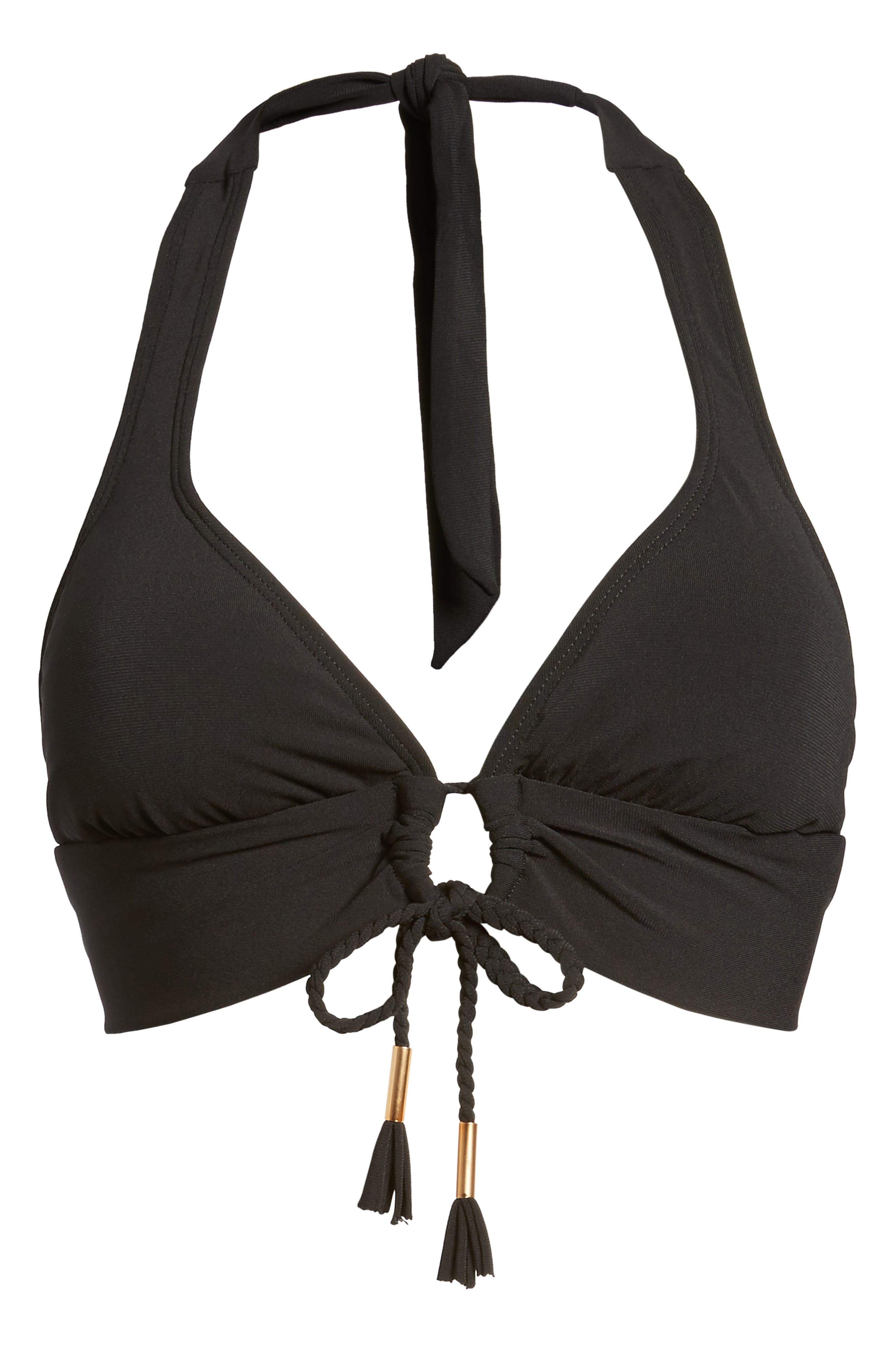 Robin Piccone Keyhole Halter Bikini Top