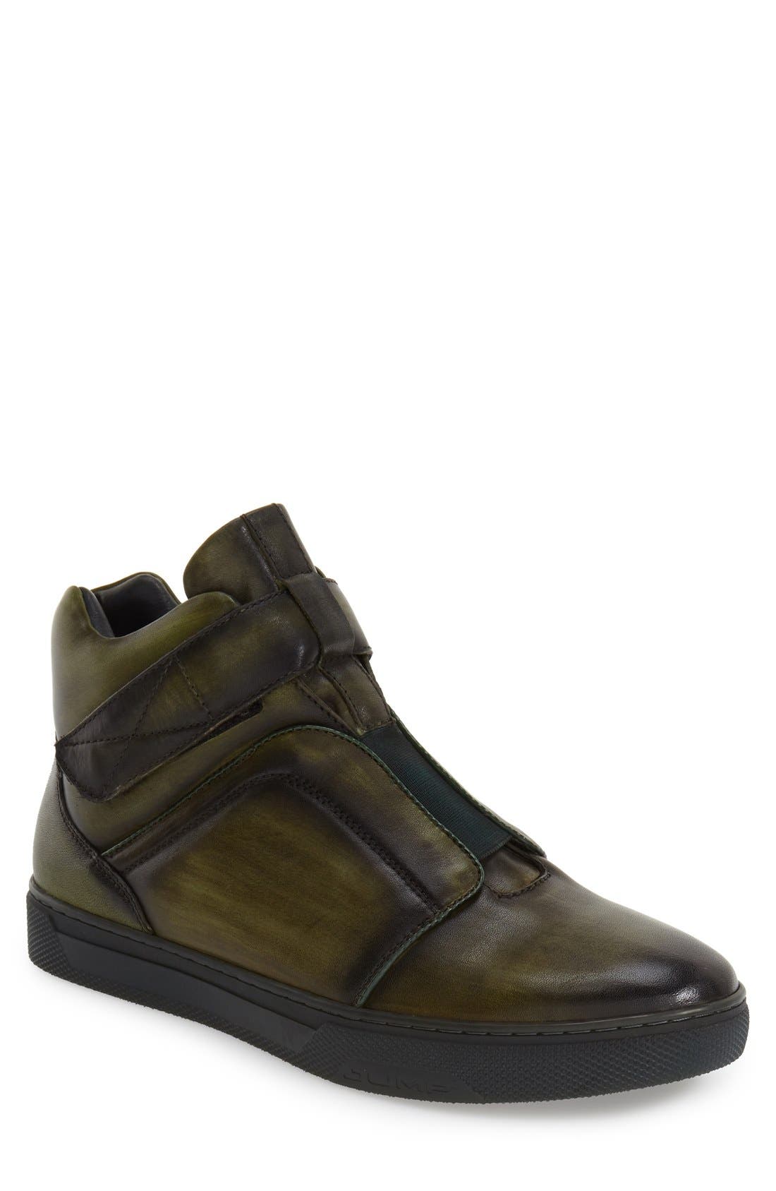 Jump Scully High Top Sneaker, Green