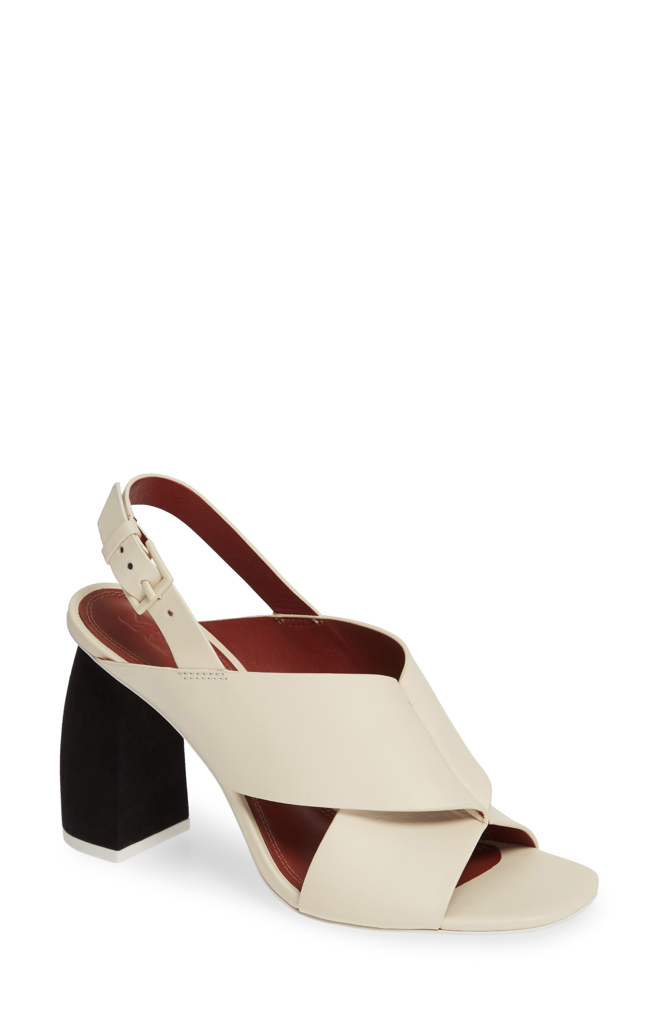 Mercedes Castillo Hae Slingback Sandal, Ivory