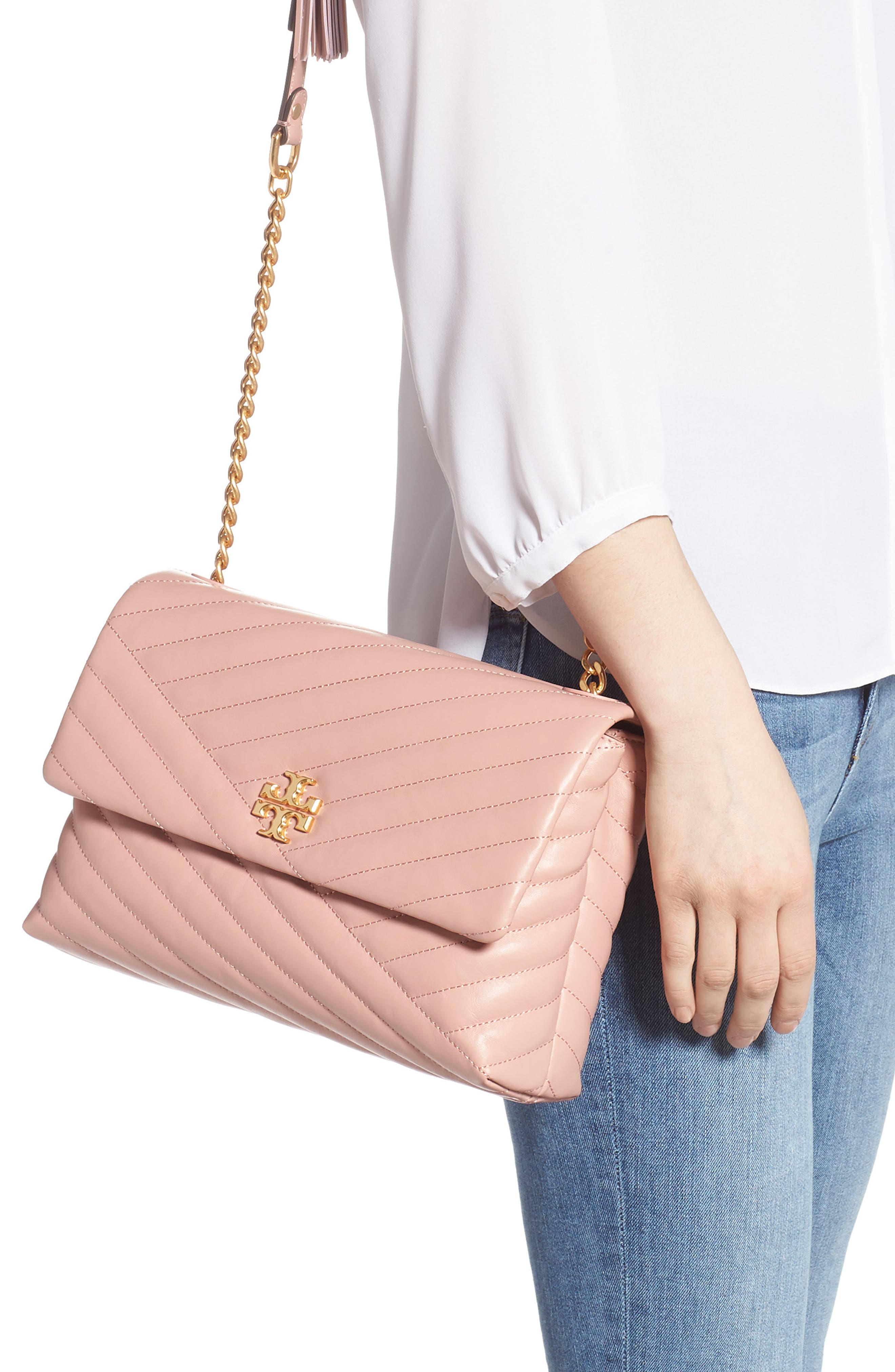 tory burch kira chevron flap bag