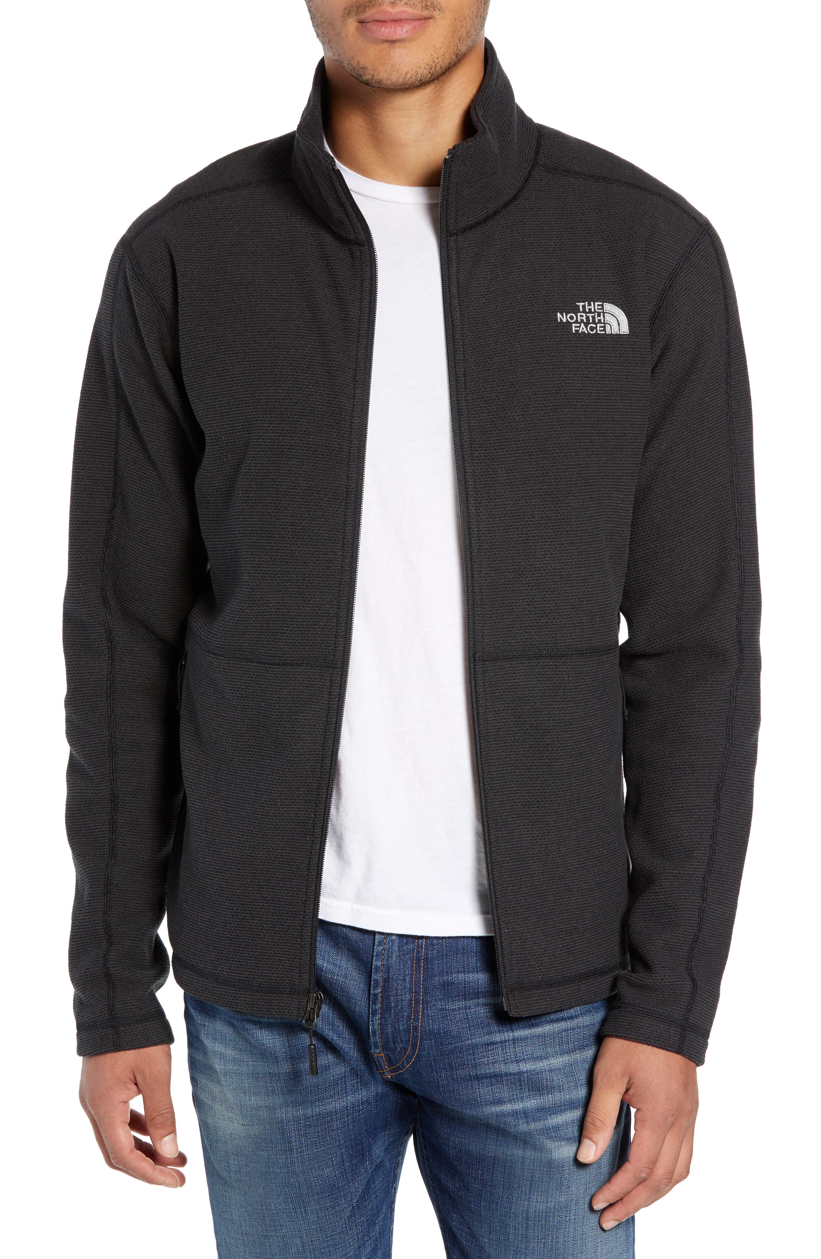 The North Face Texture Cap Rock Fleece Jacket