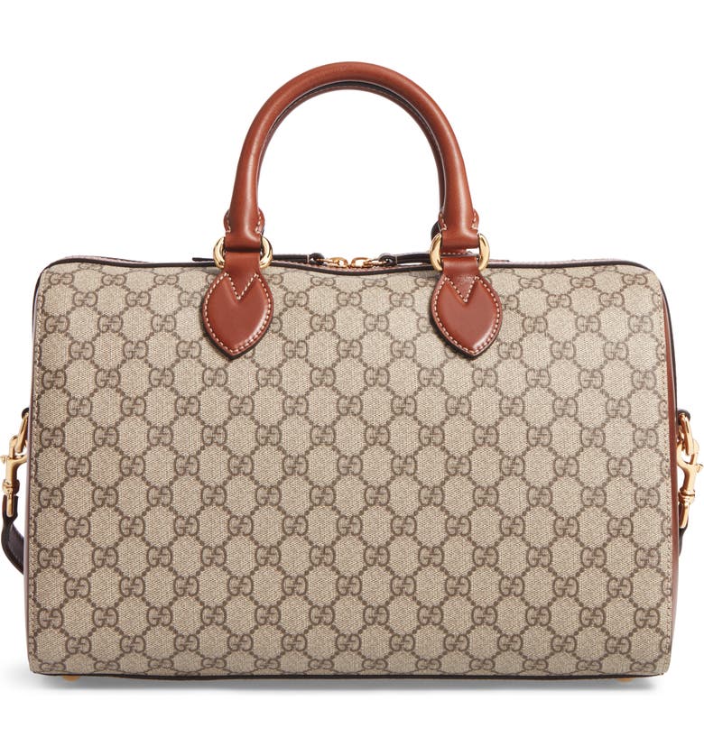 Gucci Large Top Handle GG Supreme Canvas & Leather Tote | Nordstrom