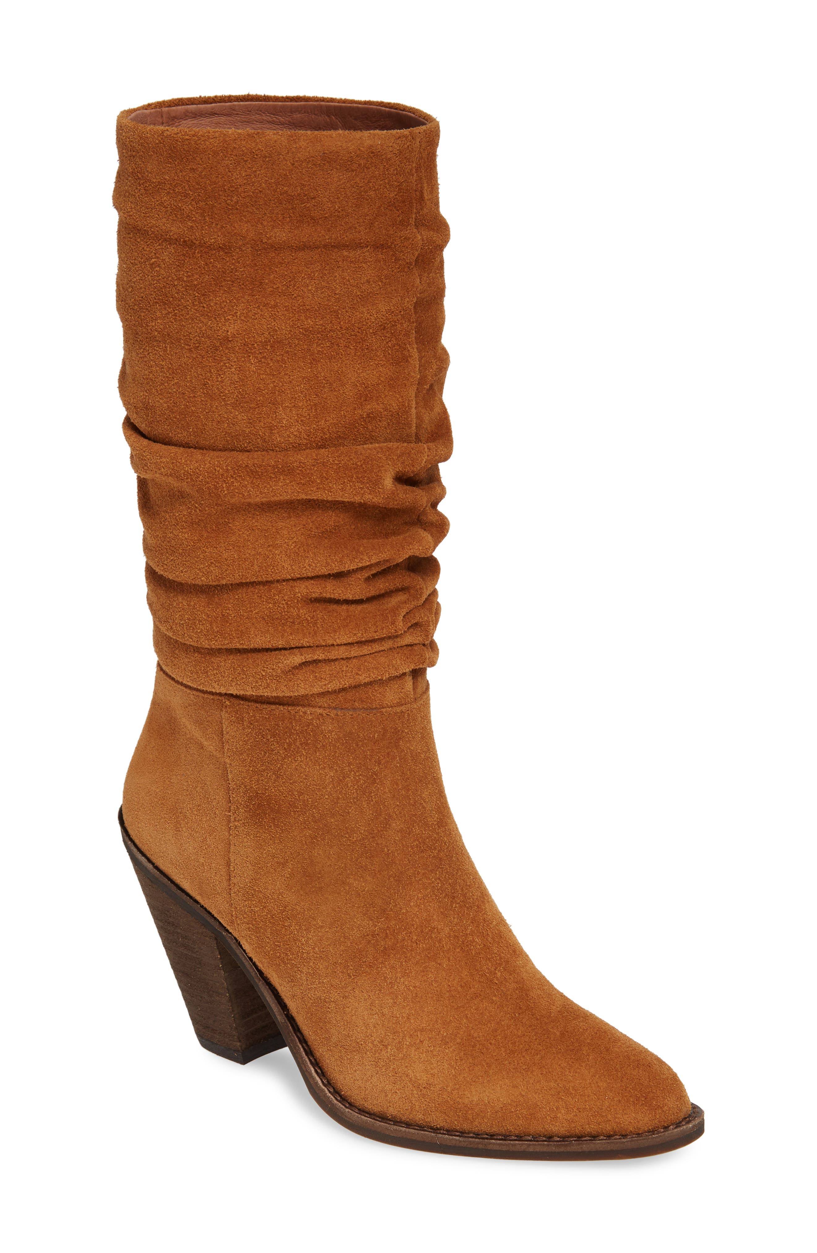 Jeffrey Campbell Audie Slouchy Boot- Brown