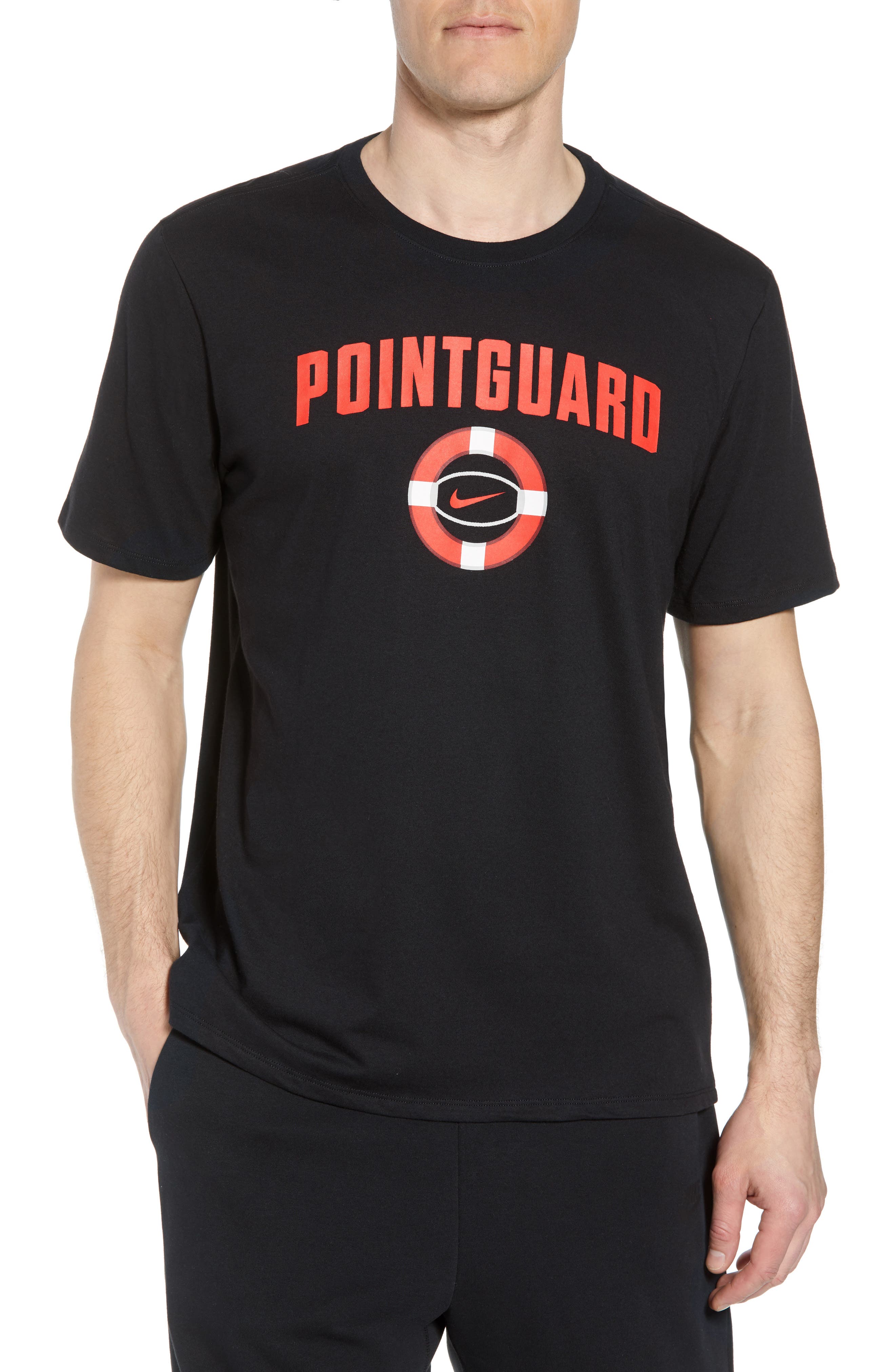 Nike Dry Pointguard Graphic T-Shirt, Black