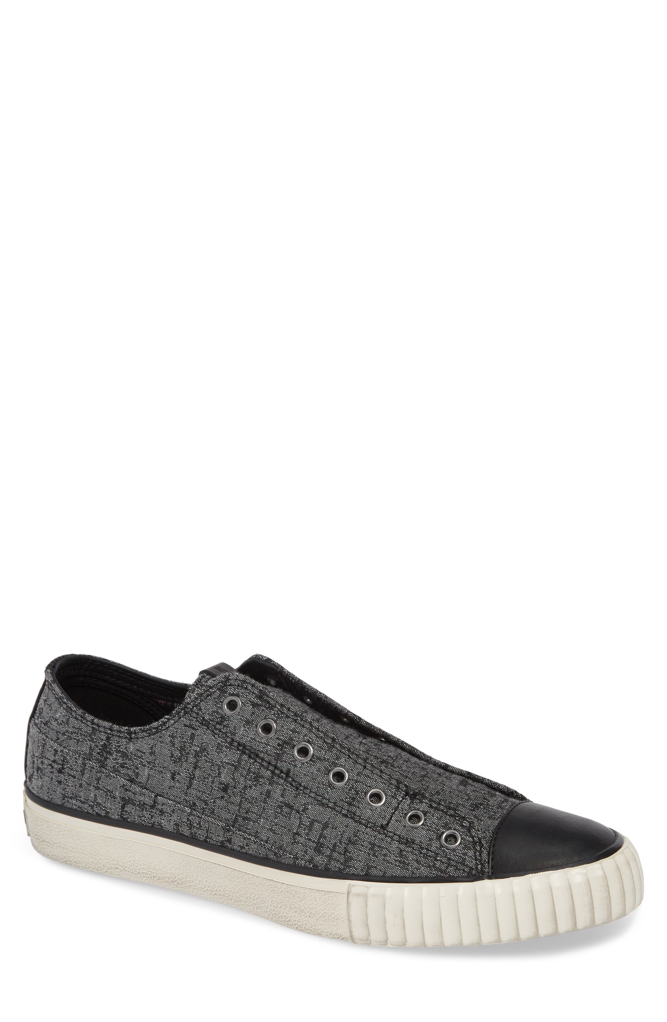 John Varvatos Star Usa Bootleg Laceless Sneaker, Grey