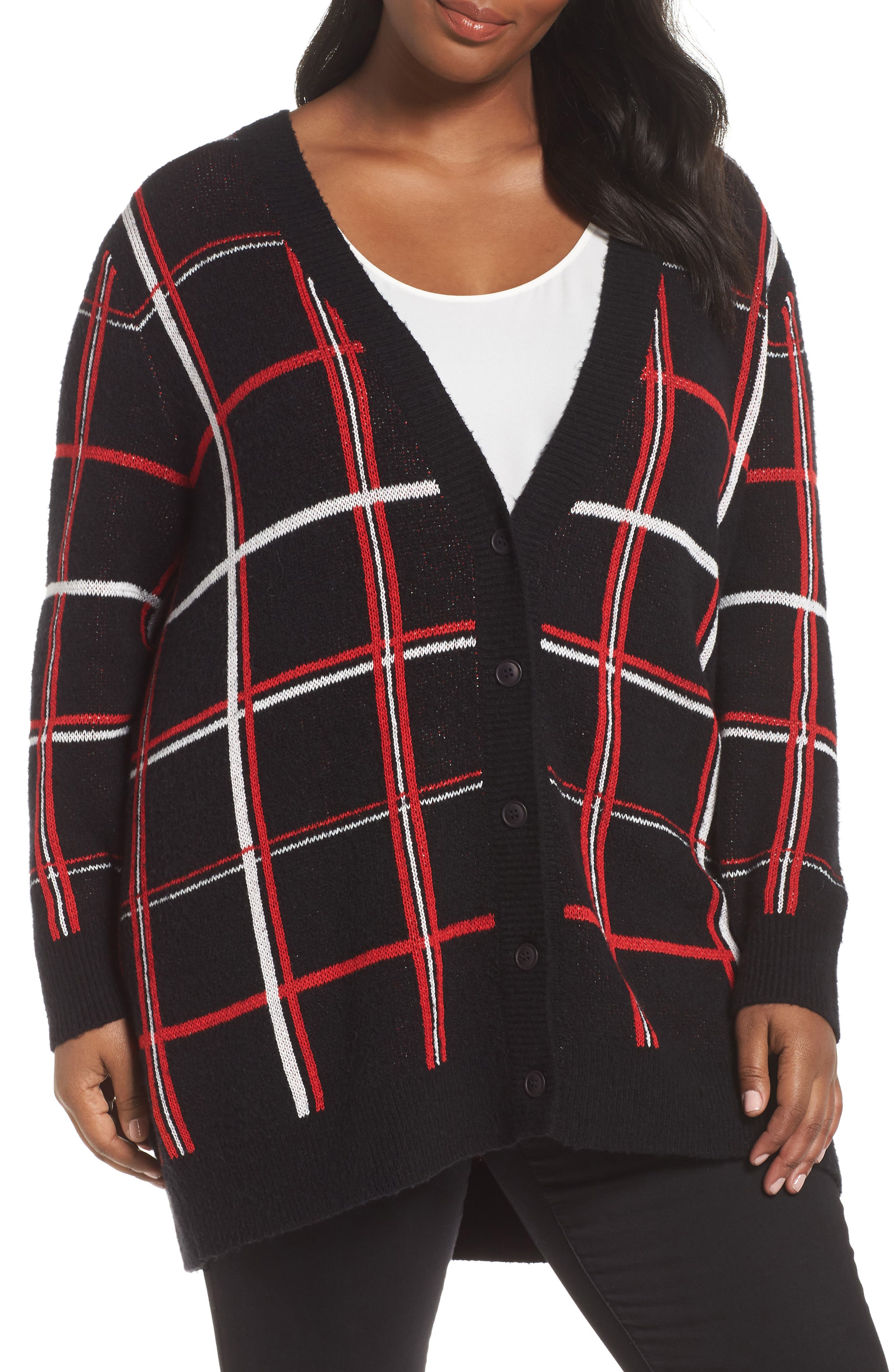 Plus Size Sejour Cardigan, Black