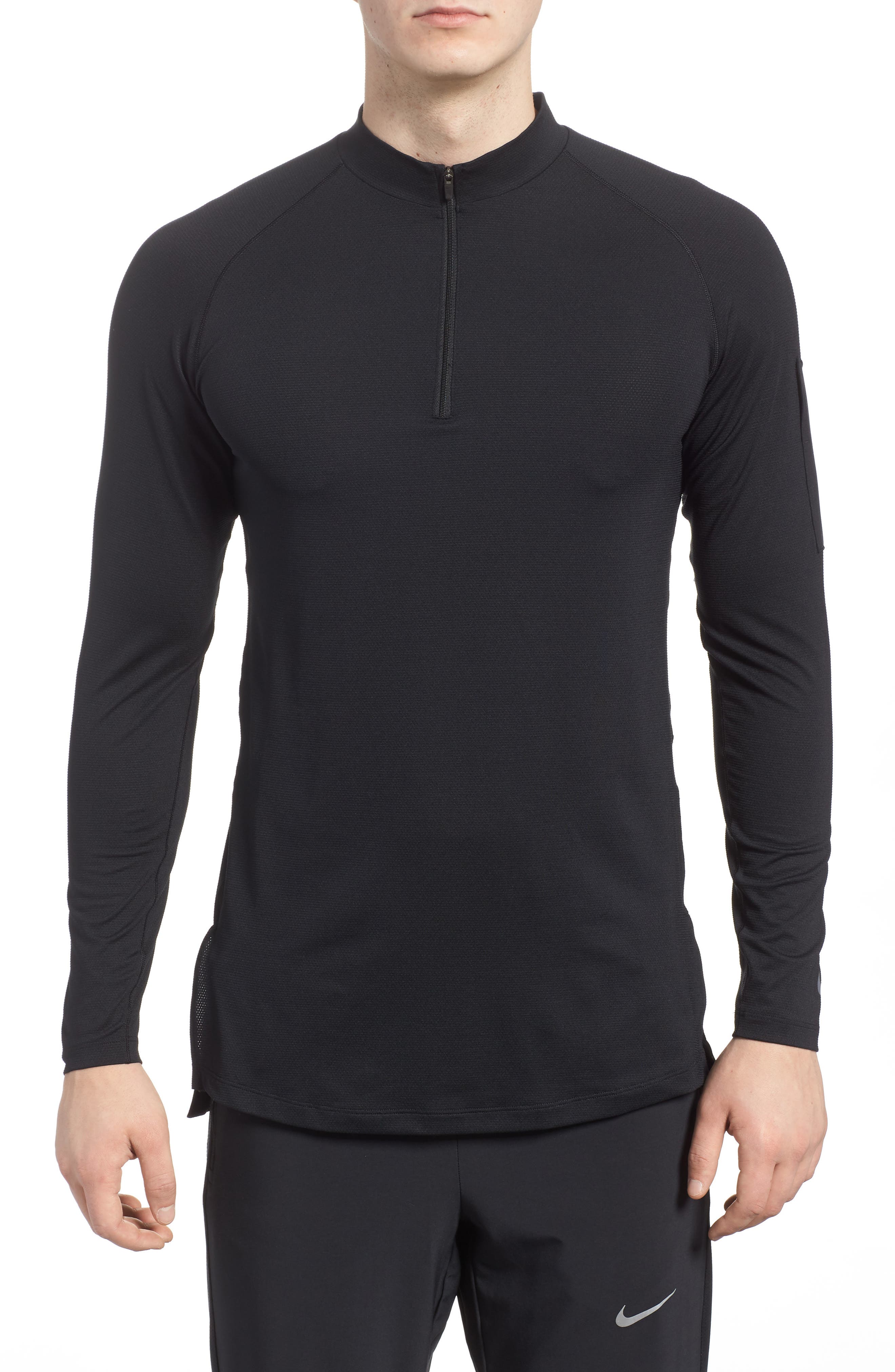 Nike Pro Fitted Utility Dry Tech Sport Top, Black