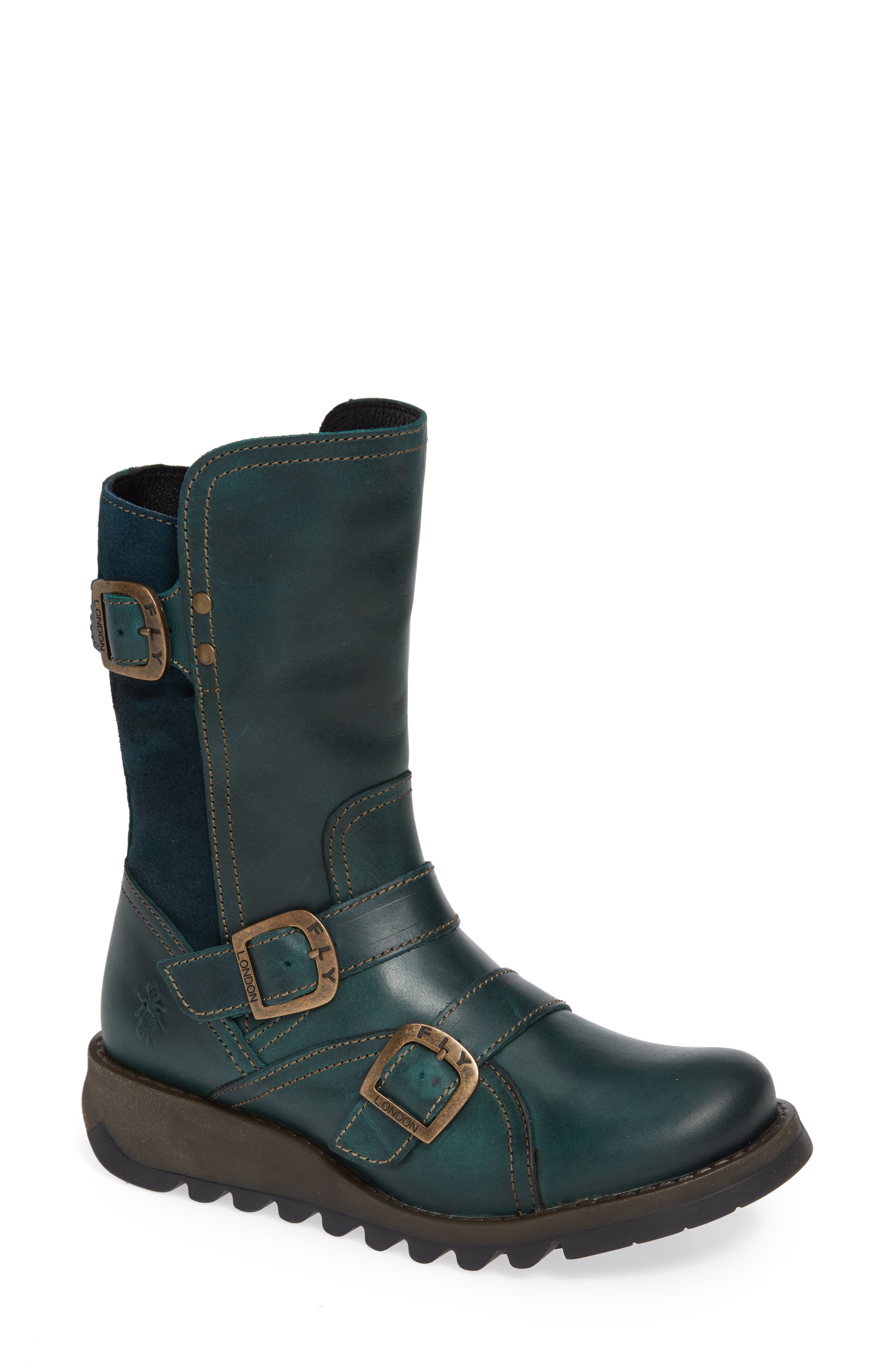 Fly London Selk Bootie - Green